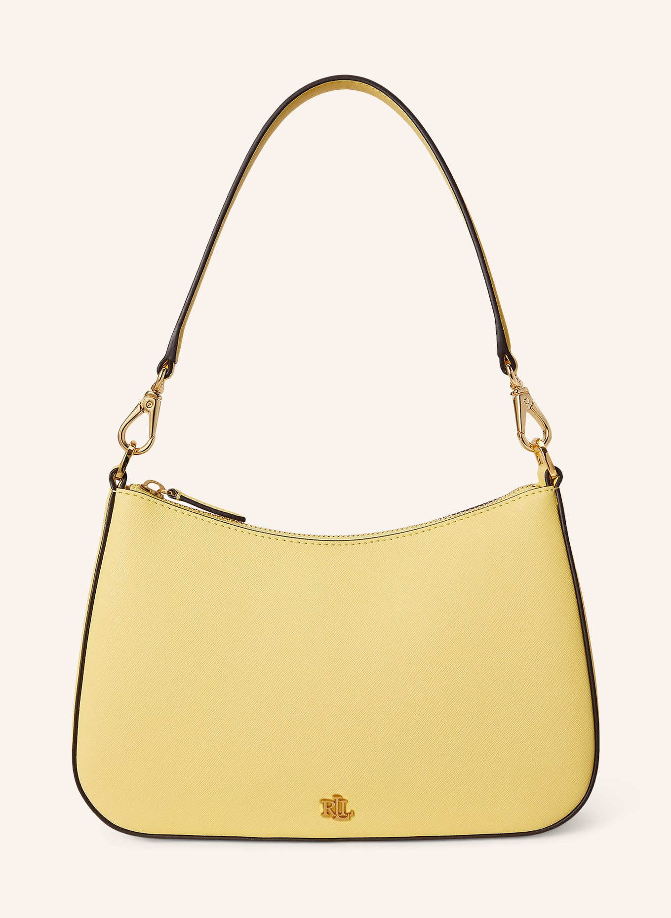LAUREN RALPH LAUREN Saffiano-Umhängetasche DANNI 26: GELB