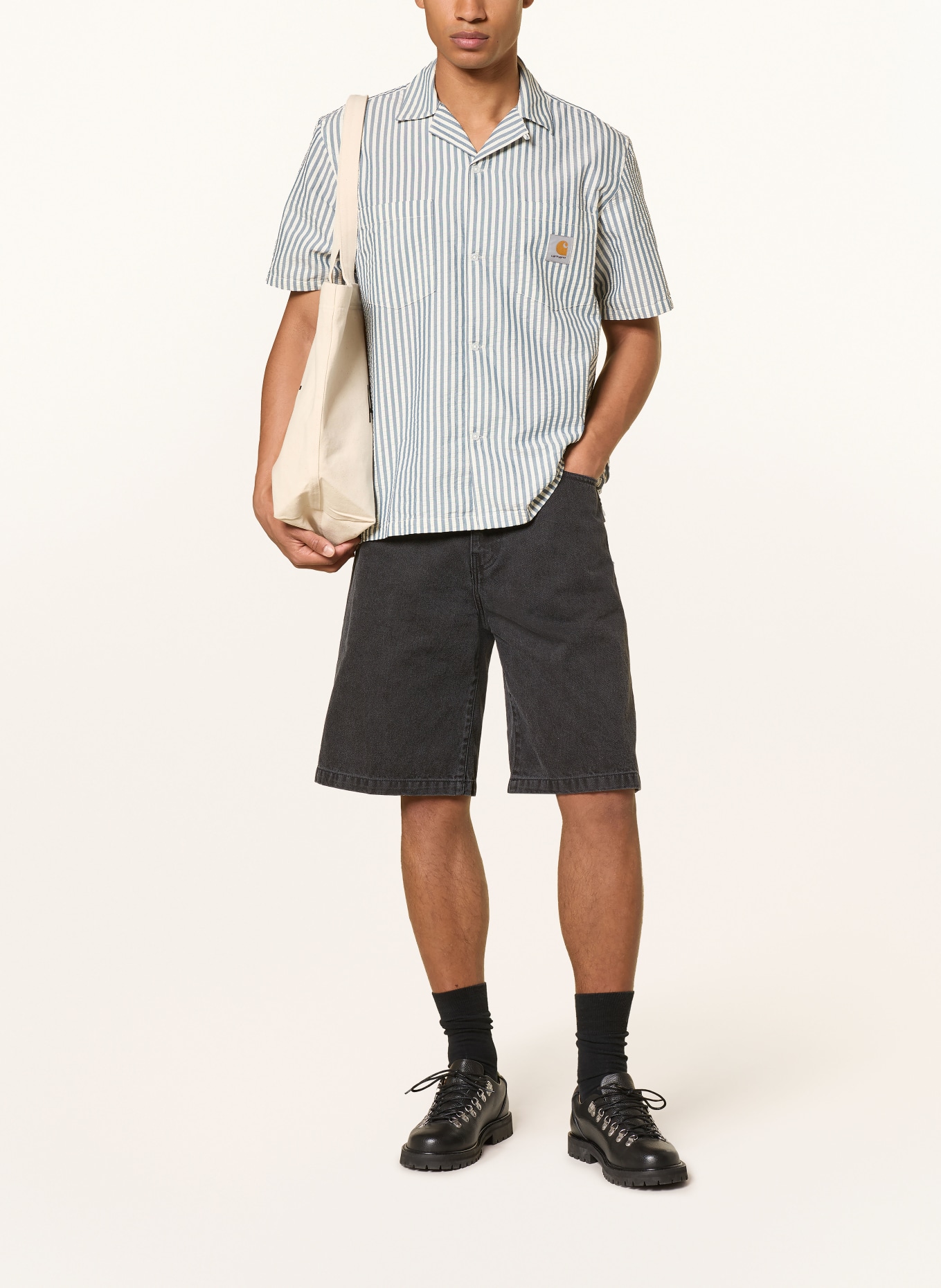 carhartt WIP Jeansshorts LANDON Loose Fit: 8906 Black