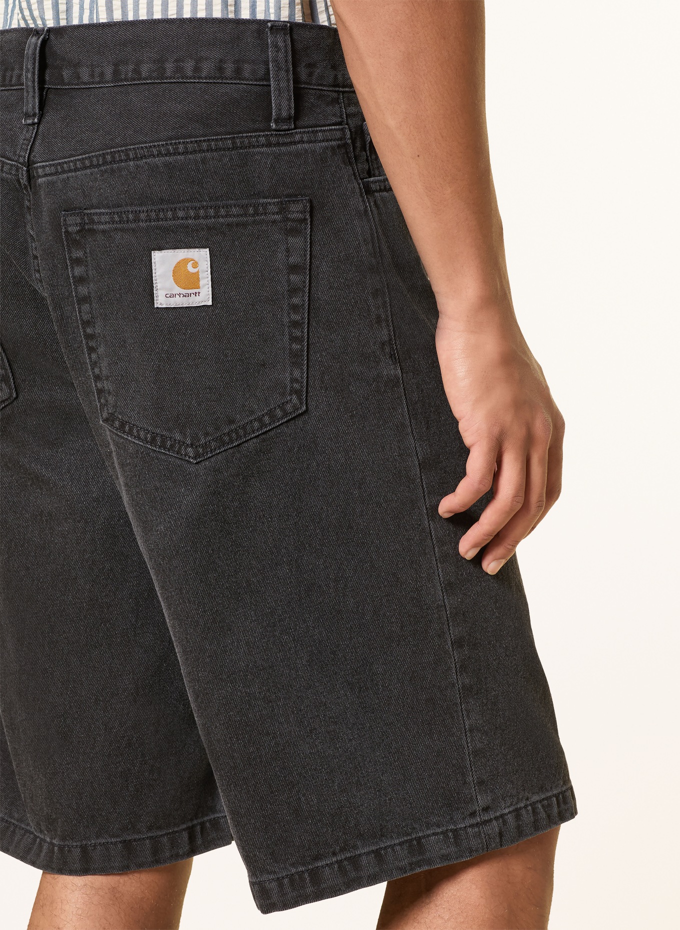 carhartt WIP Jeansshorts LANDON Loose Fit: 8906 Black