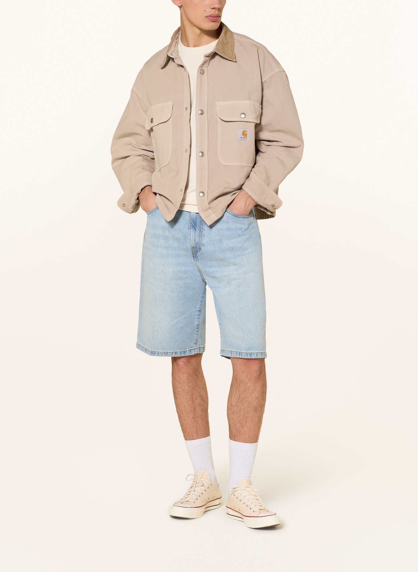 carhartt WIP Jeansshorts LANDON Loose Fit: 01WU BLUE