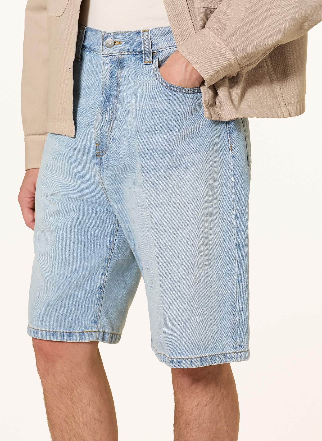 carhartt WIP Jeansshorts LANDON Loose Fit: 01WU BLUE