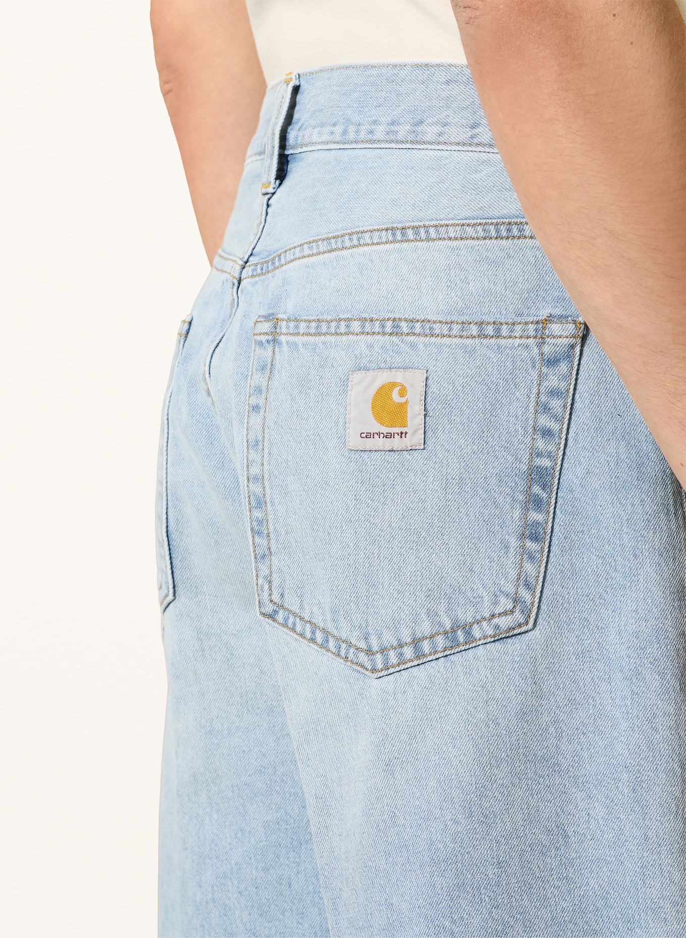 carhartt WIP Jeansshorts LANDON Loose Fit: 01WU BLUE