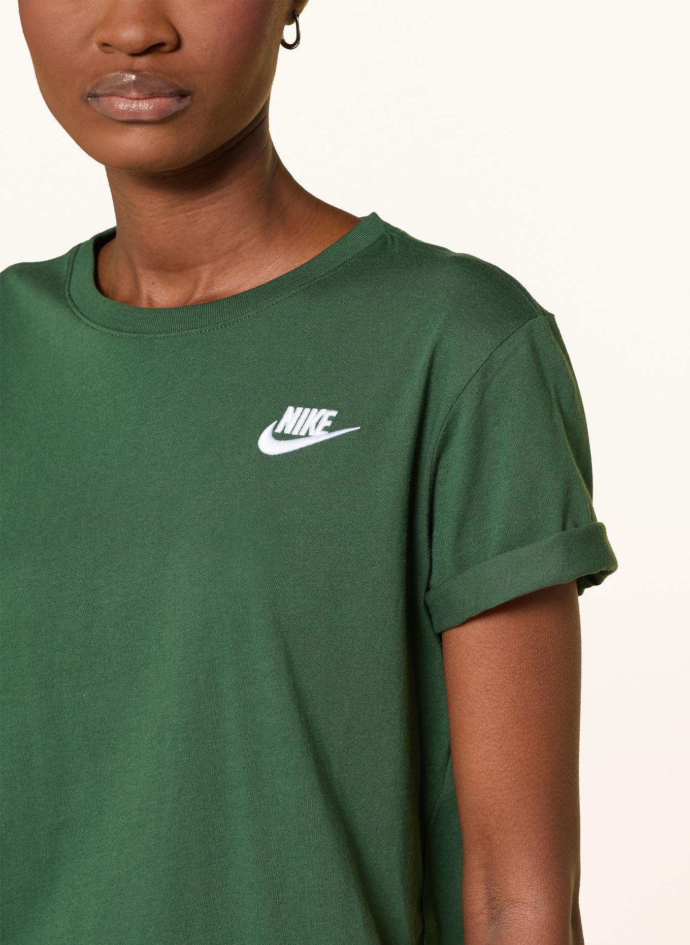 Nike T-shirt SPORTSWEAR CLUB ESSENTIALS: DARK GREEN