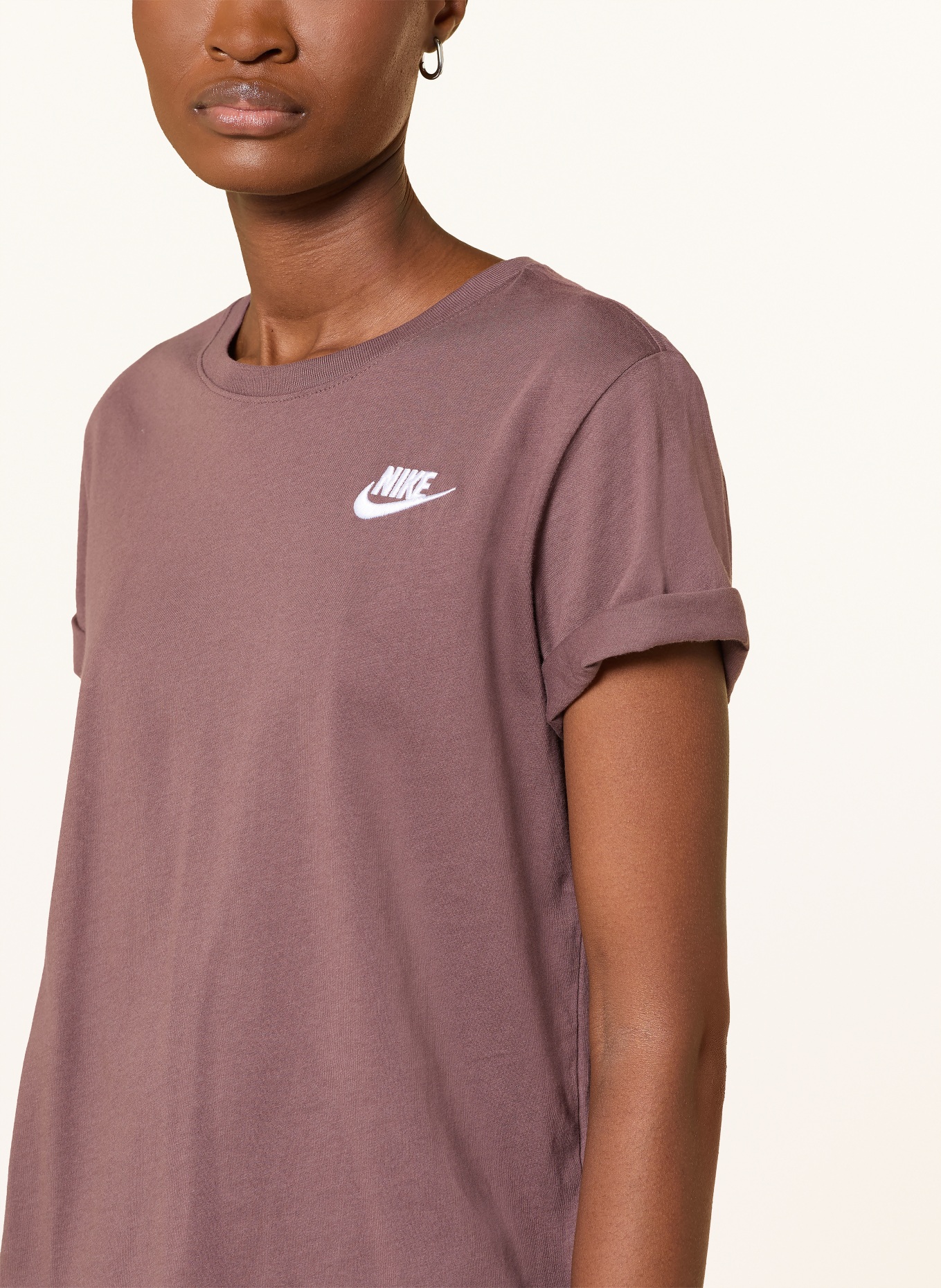 Nike T-shirt SPORTSWEAR CLUB ESSENTIALS: BRUDNY RÓŻ