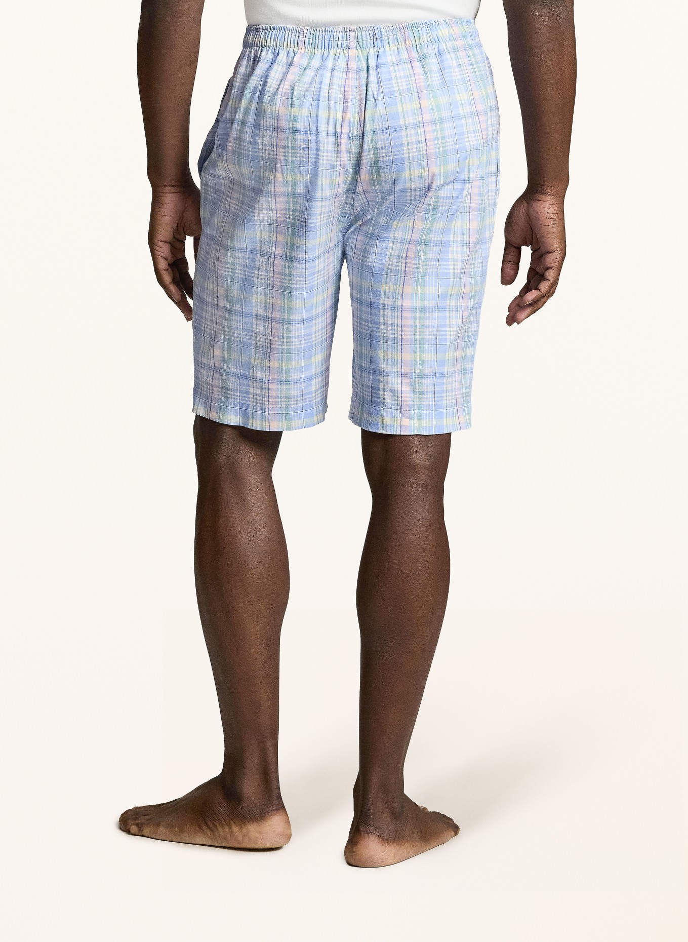 POLO RALPH LAUREN Short lounge: BLEU CLAIR / ROSE / VERT