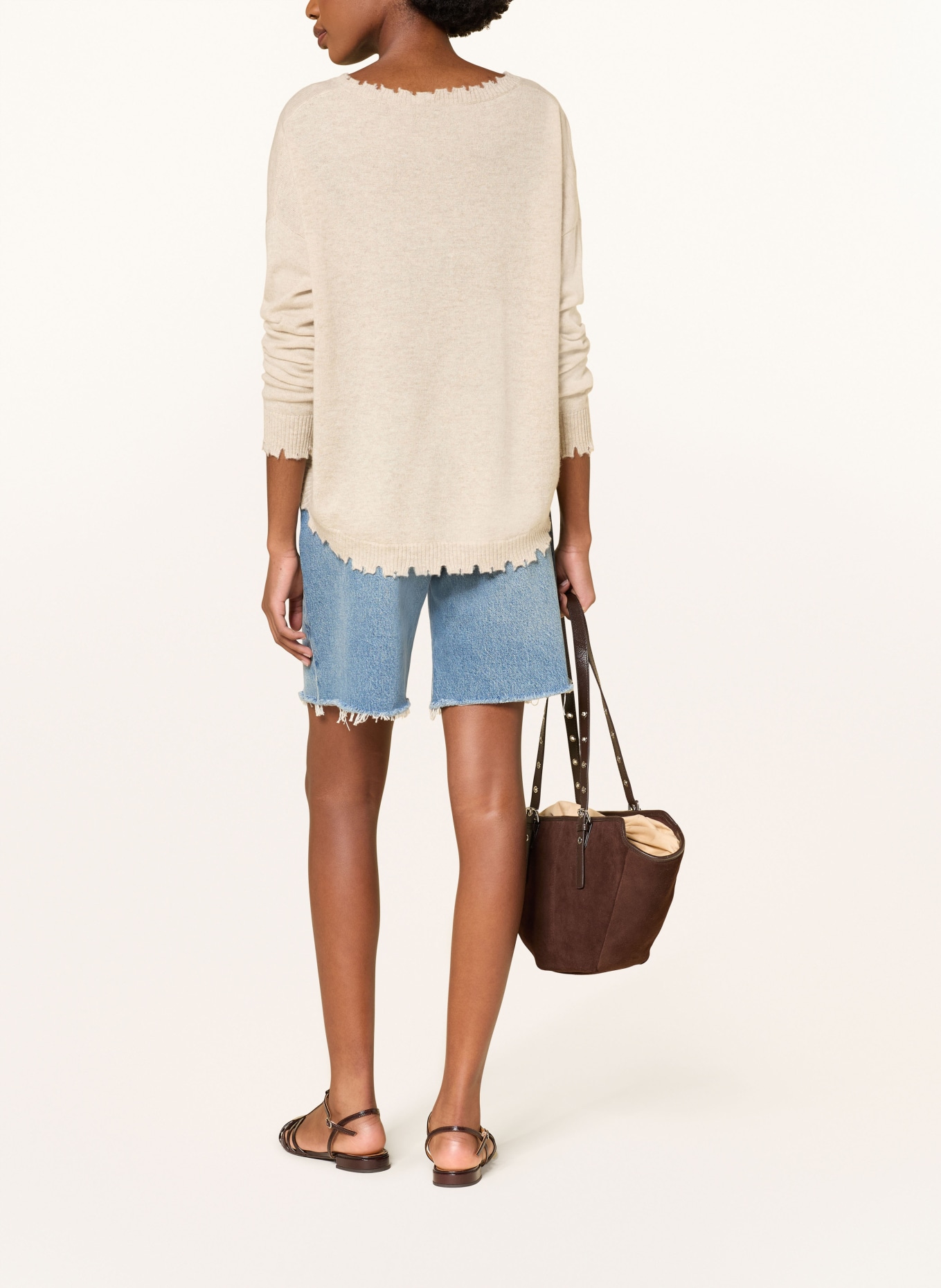 KUJTEN Pull en cachemire MELAH: BEIGE