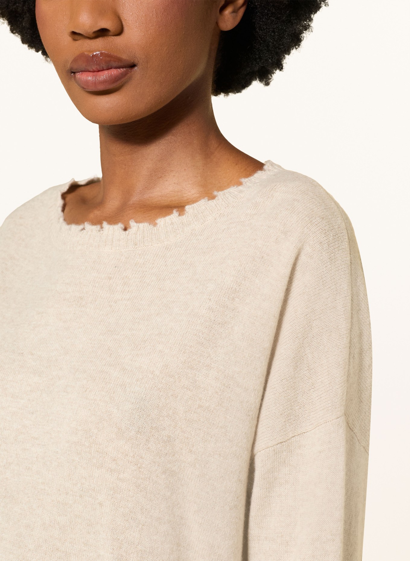 KUJTEN Pull en cachemire MELAH: BEIGE