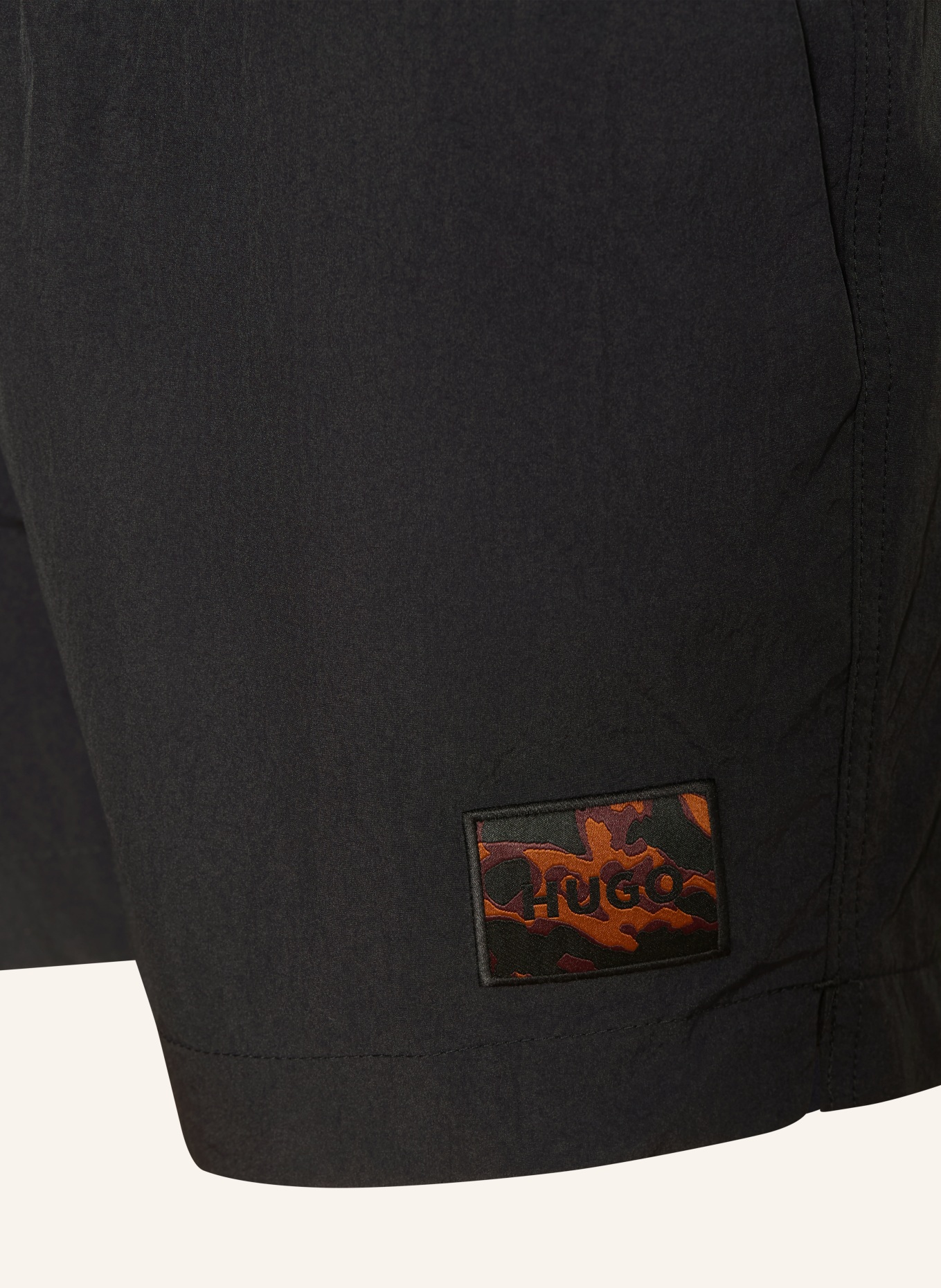 HUGO Badeshorts DOMINICA: SCHWARZ