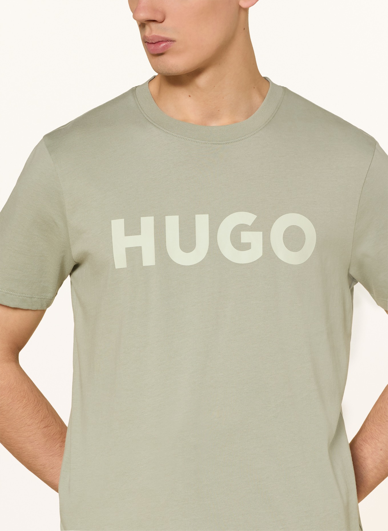 HUGO T-Shirt DULIVIO: HELLGRÜN