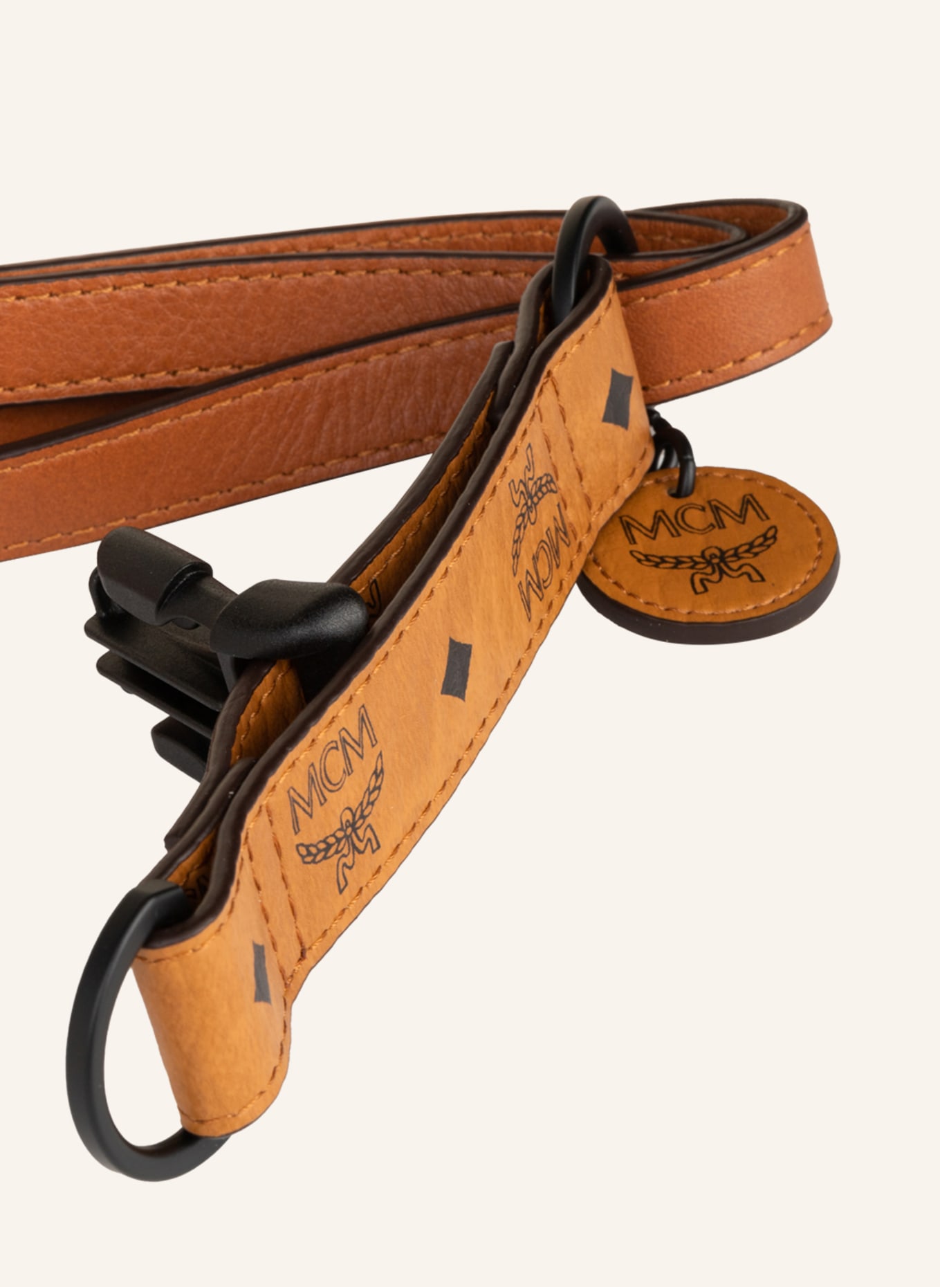 MCM Szelki dla pasa VISETOS: KONIAKOWY / CZARNY