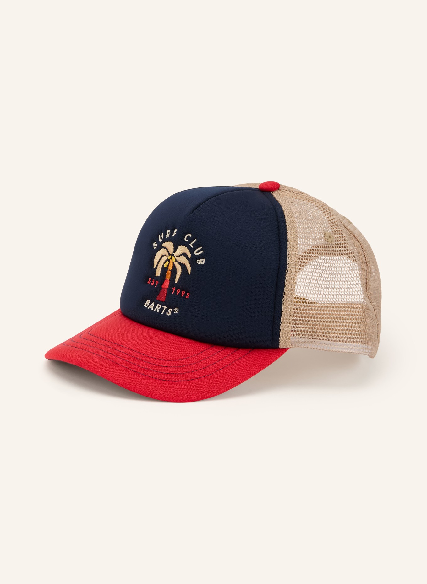 Barts Cap SURFIE: DUNKELBLAU / BEIGE / ROT