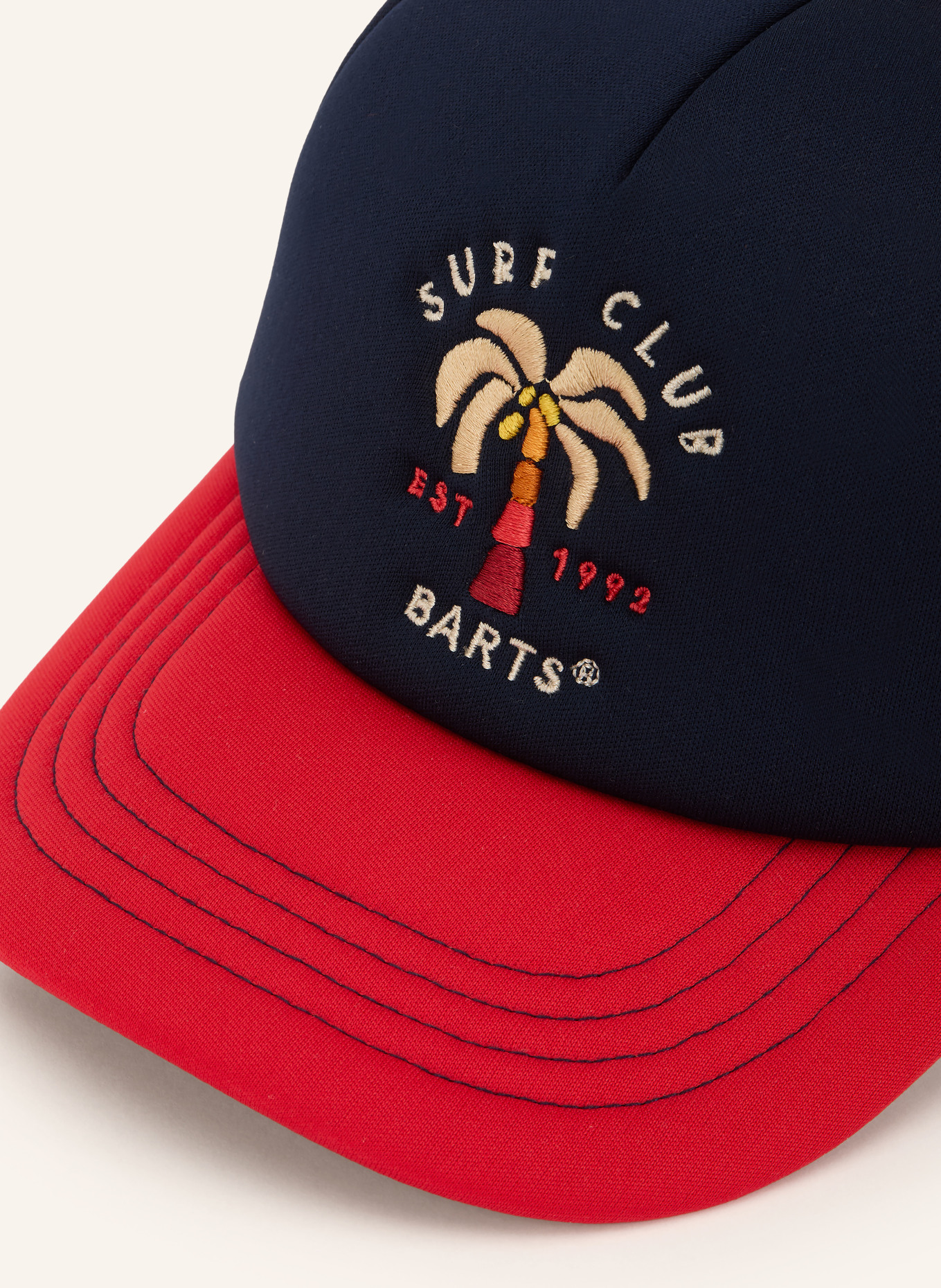 Barts Cap SURFIE: DUNKELBLAU / BEIGE / ROT
