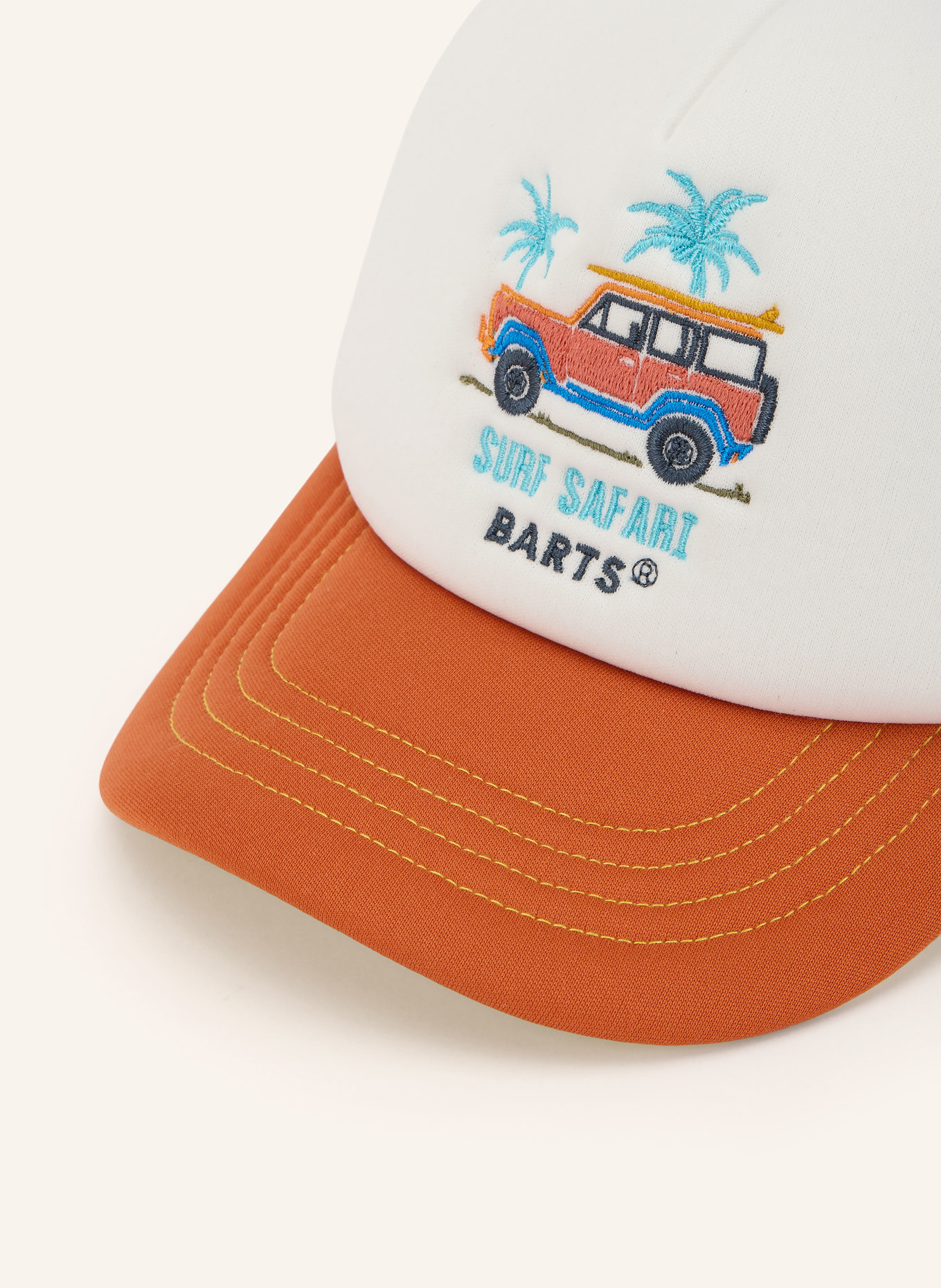 Barts Cap SURFIE: WEISS / DUNKELORANGE / BLAU