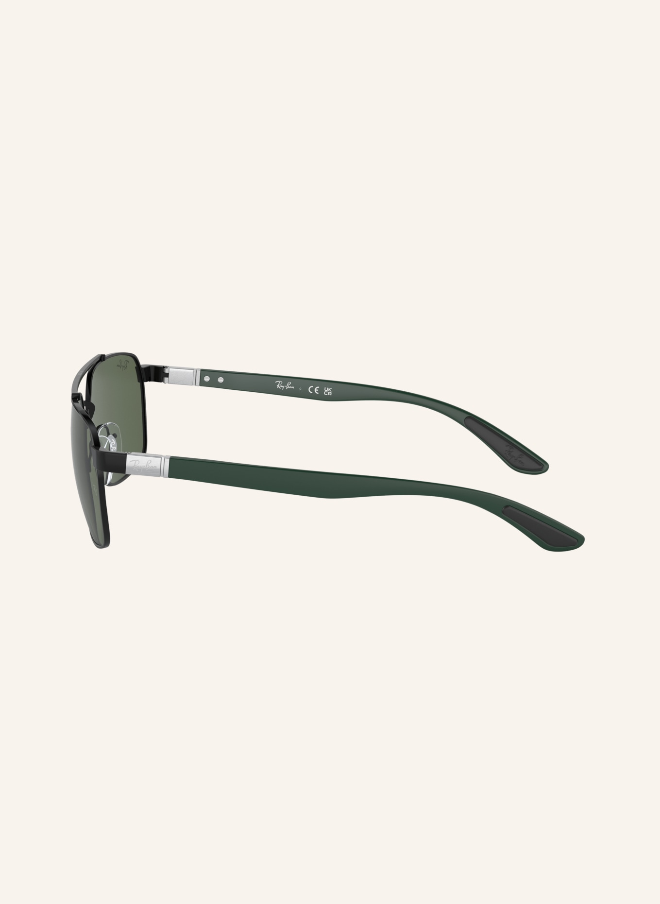 Ray-Ban Sunglasses RB3701: BLACK/GREEN