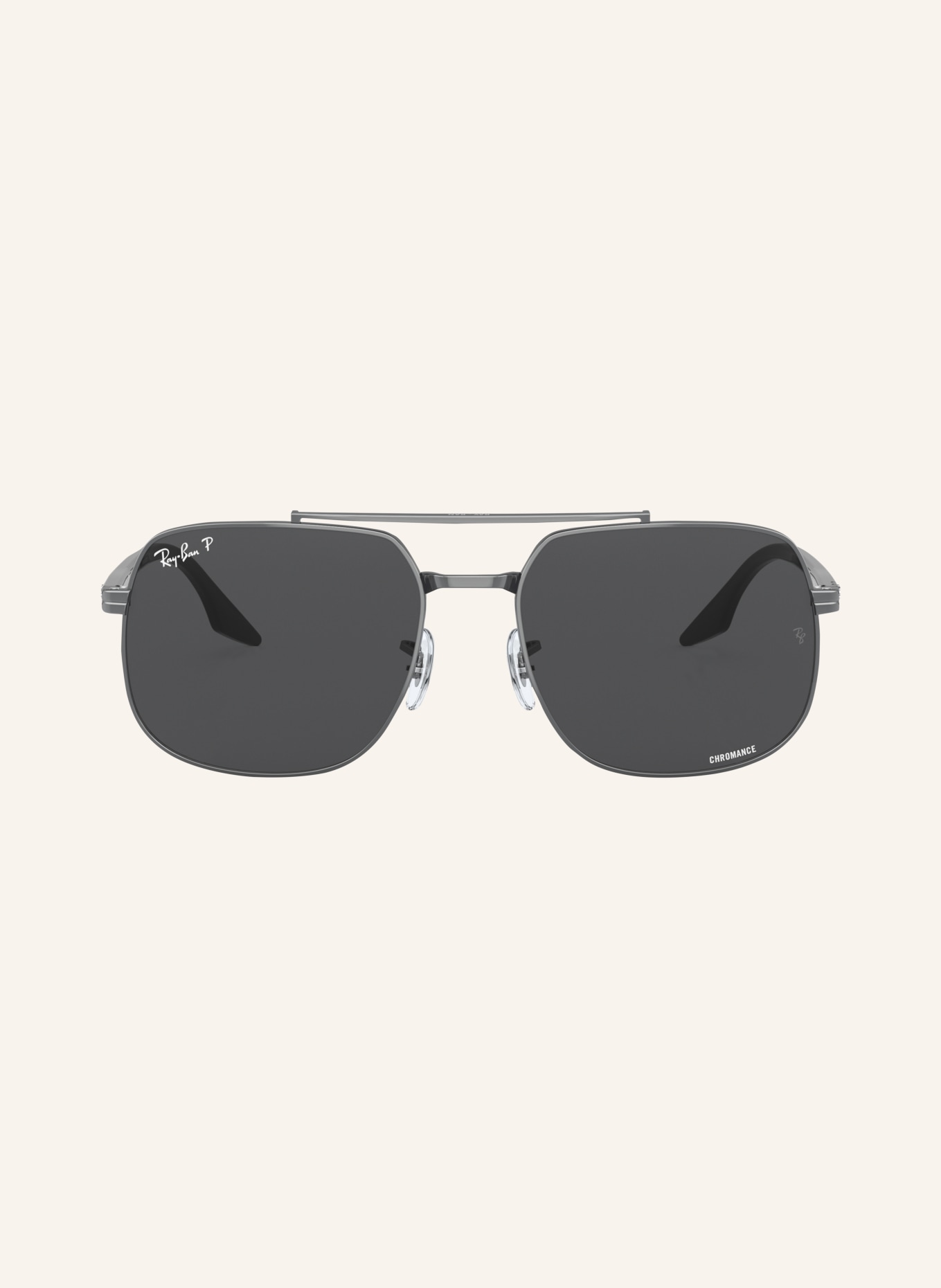 Ray-Ban Sonnenbrille RB3699: SILBER/ DUNKELGRAU POLARISIERT
