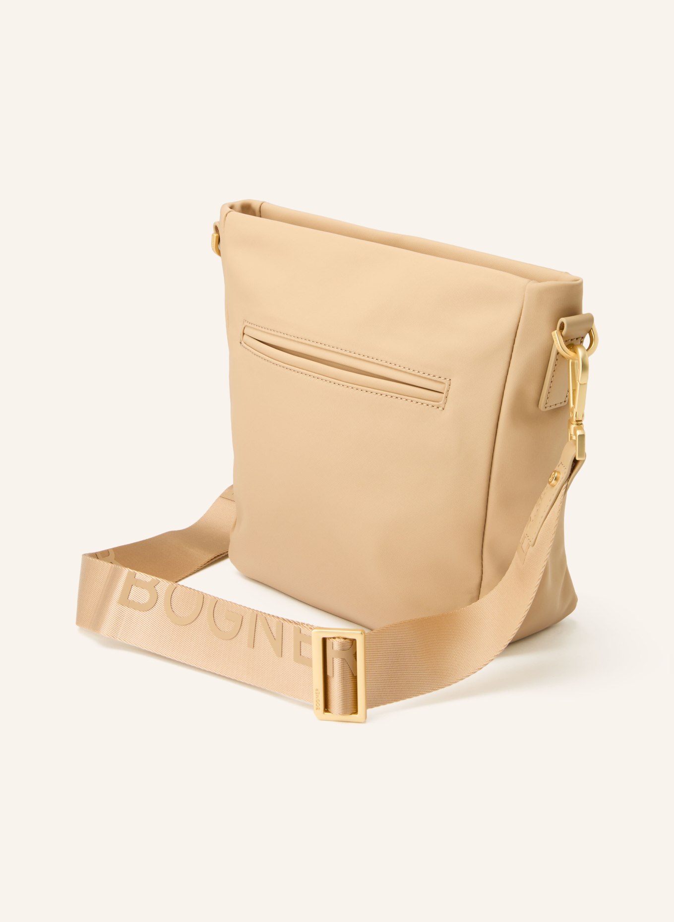 BOGNER Umhängetasche KLOSTERS NEVE JUNA: HELLBRAUN / GOLD