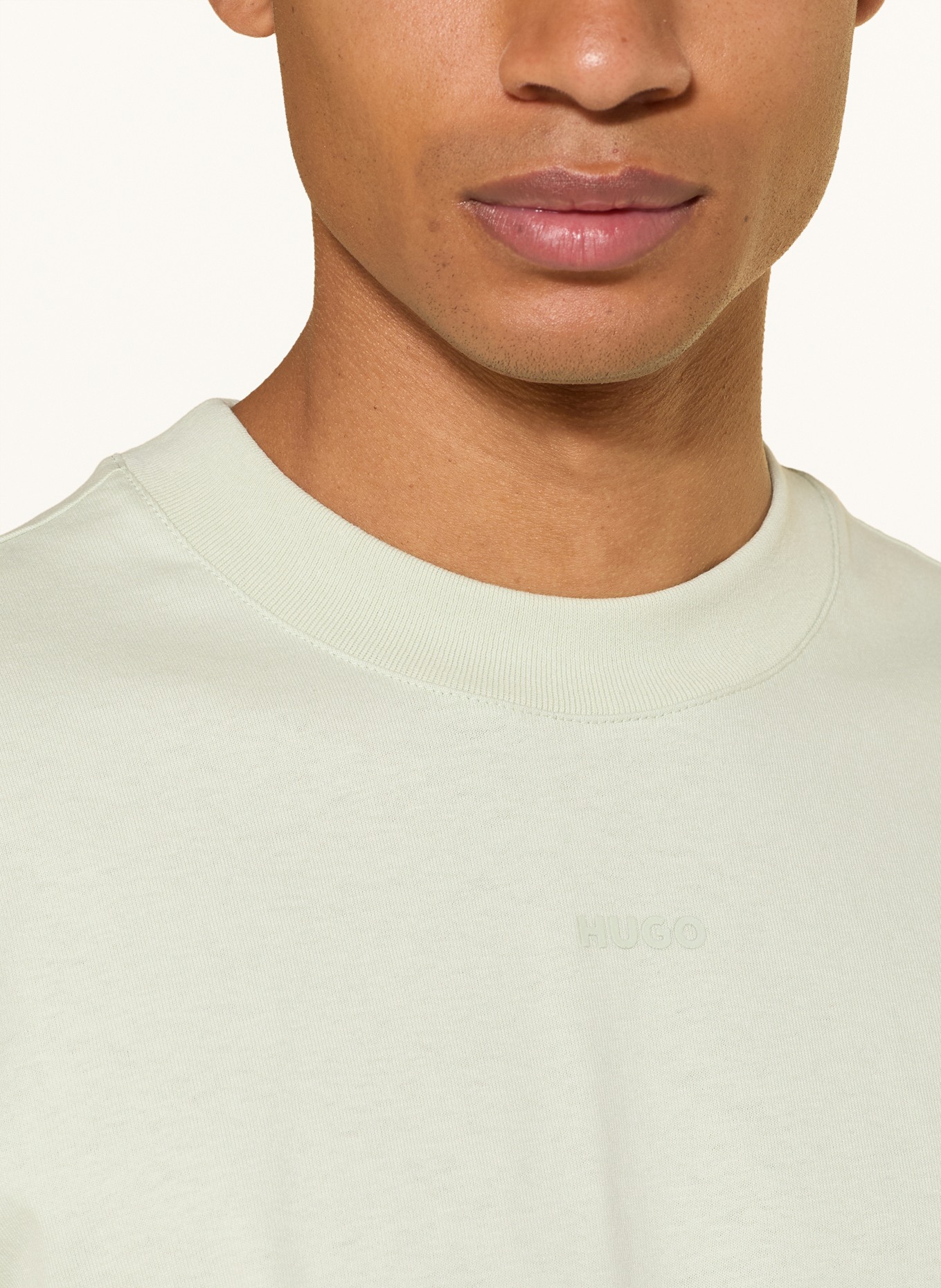 HUGO T-shirt DAPOLINO: LIGHT GREEN