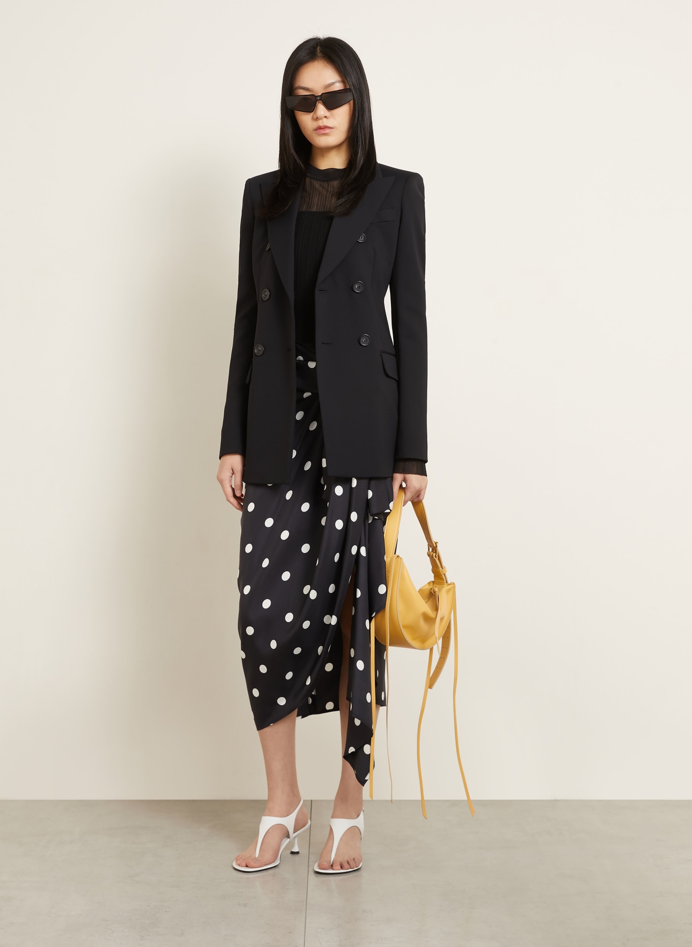 RADICA STUDIO Shoulder bag AMACA MINI: YELLOW / GOLD