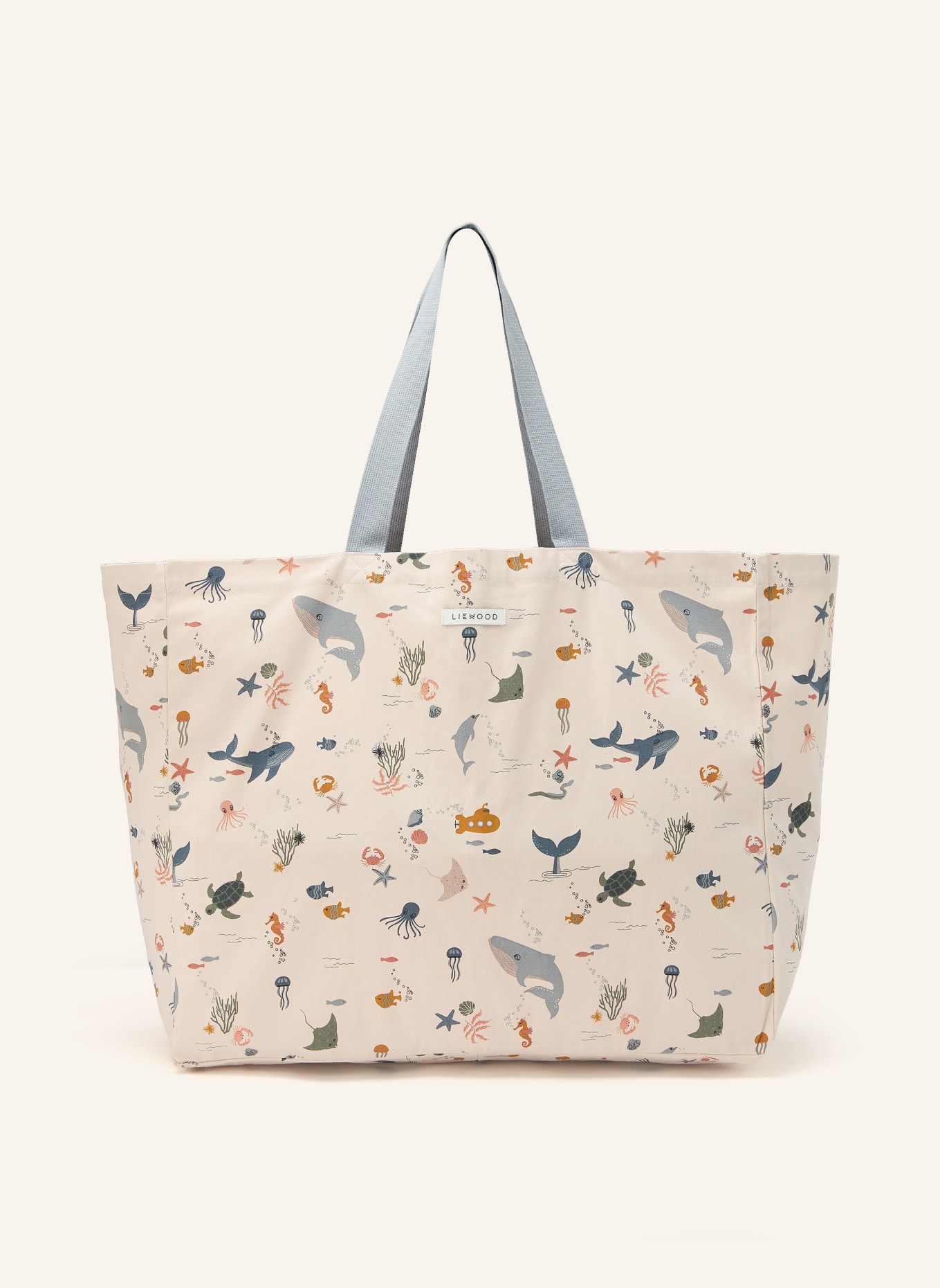 LIEWOOD Plážová taška: REŽNÁ / ORANŽOVÁ / MODRÁ