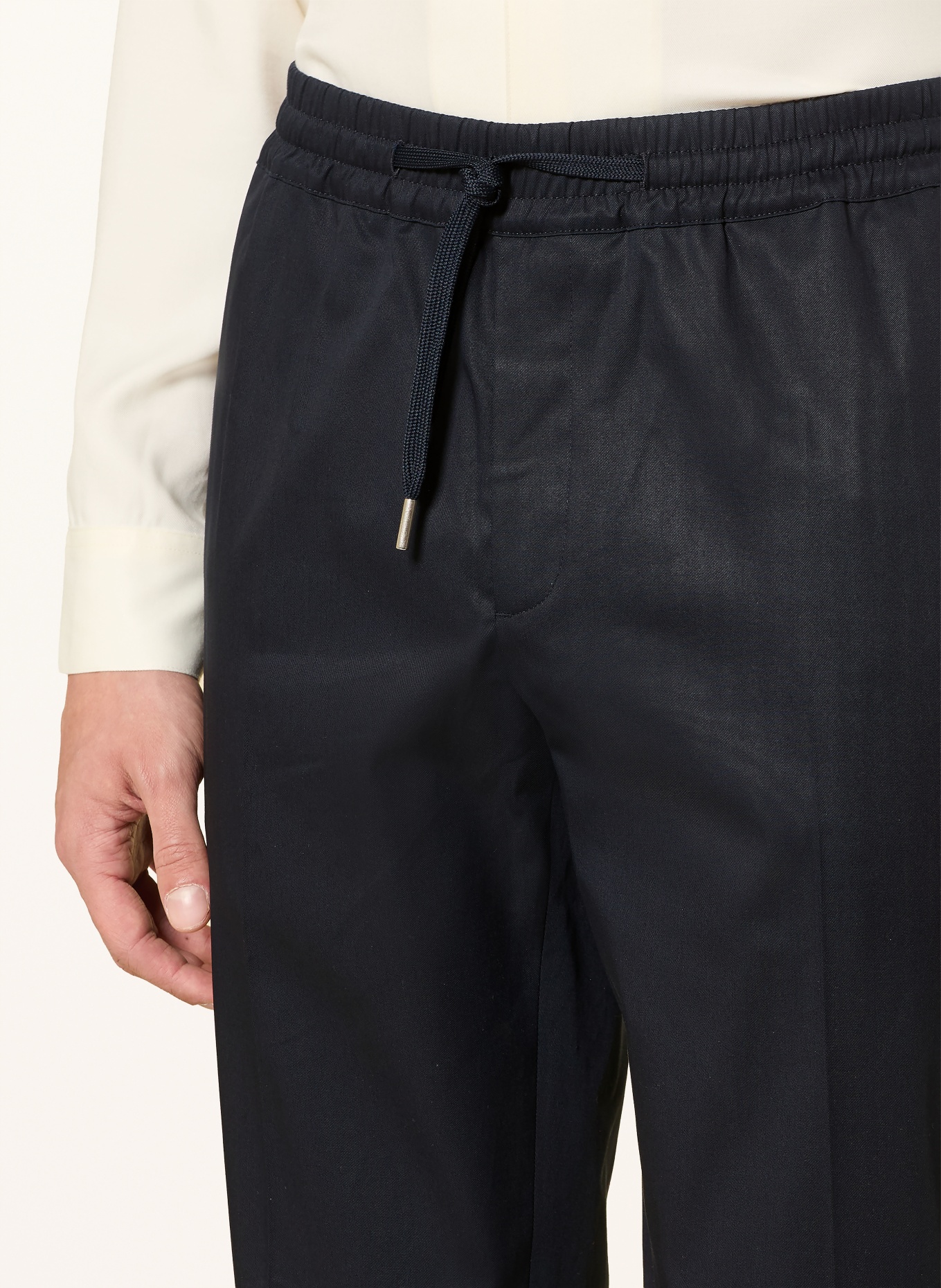 SANDRO Spodnie w stylu dresowym regular fit: GRANATOWY