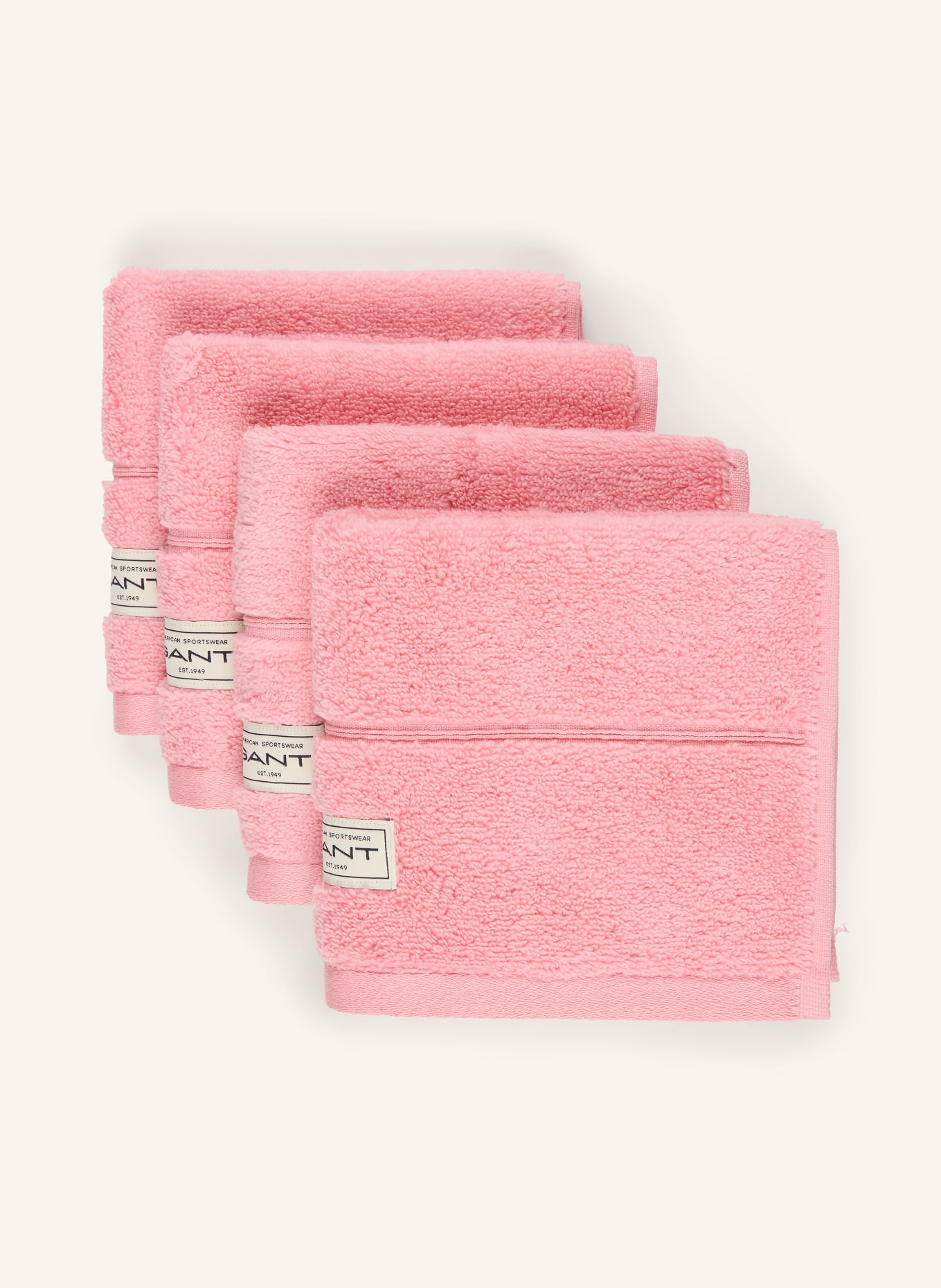 GANT HOME 4er-Set Seiftücher: ROSA