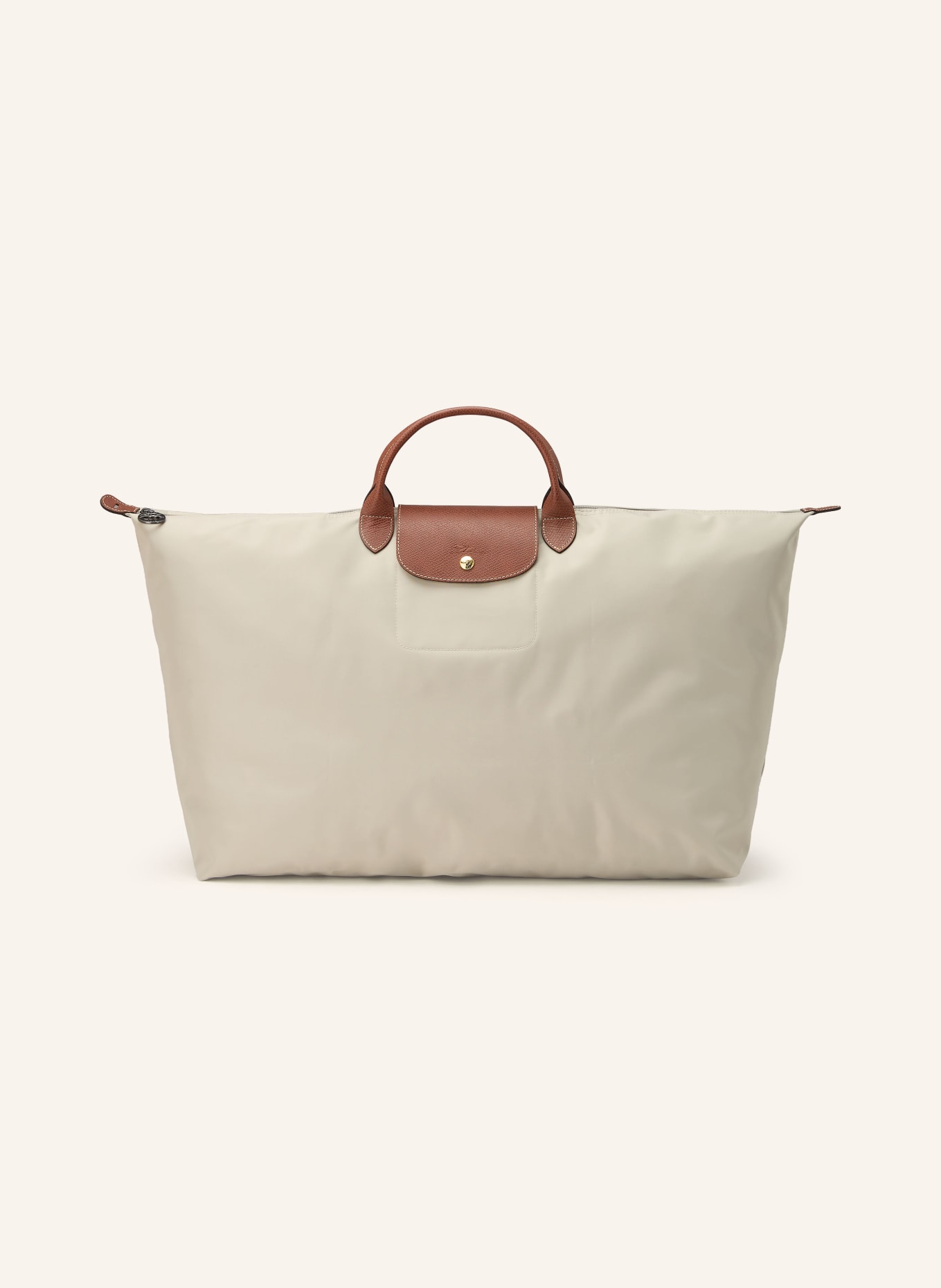LONGCHAMP Reisetasche LE PLIAGE XL: GRAU / PLATIN / BRAUN