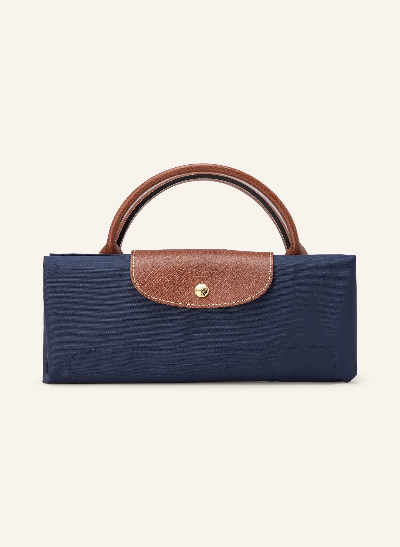 LONGCHAMP Reisetasche LE PLIAGE XL: DUNKELBLAU / GOLD / BRAUN