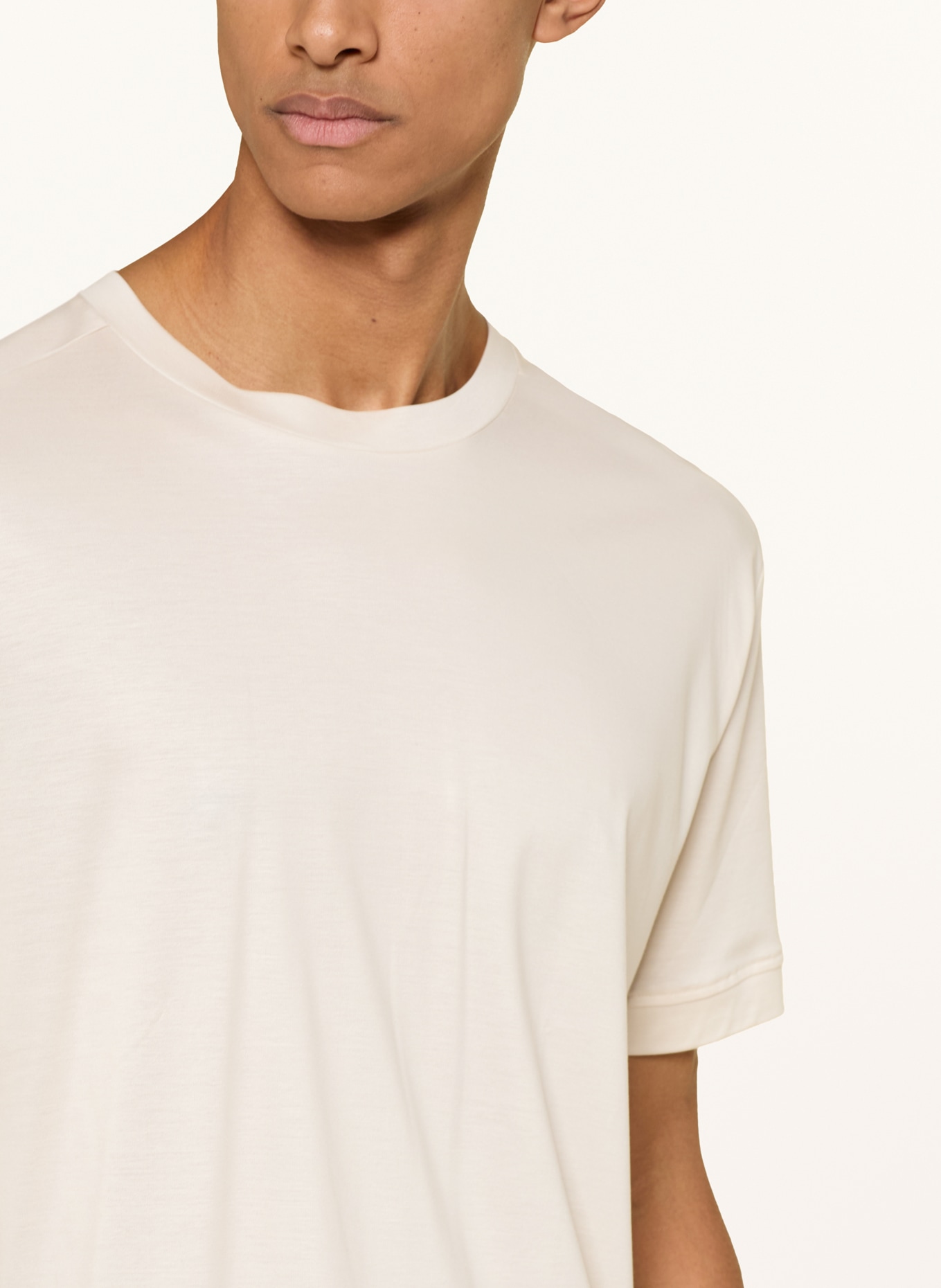 zimmerli Slaapshirt SUSTAINABLE LUXURY: BEIGE