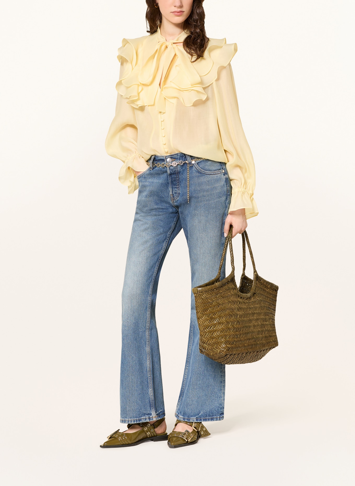 DRAGON DIFFUSION Shopper NANTUCKET BIG: KHAKI