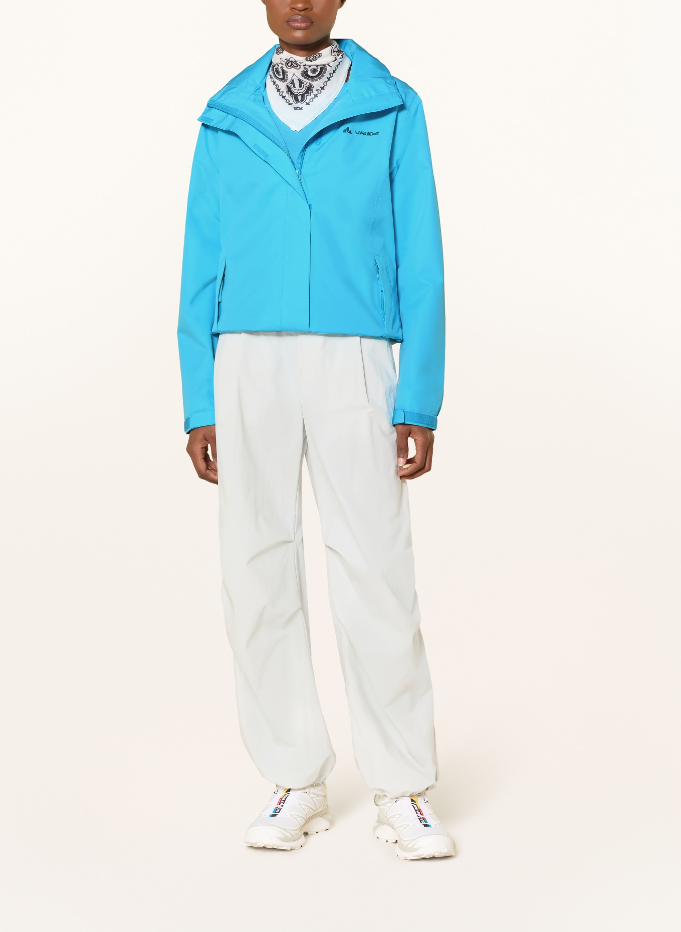 VAUDE Regenjas ESCAPE LIGHT: TURQUOISE