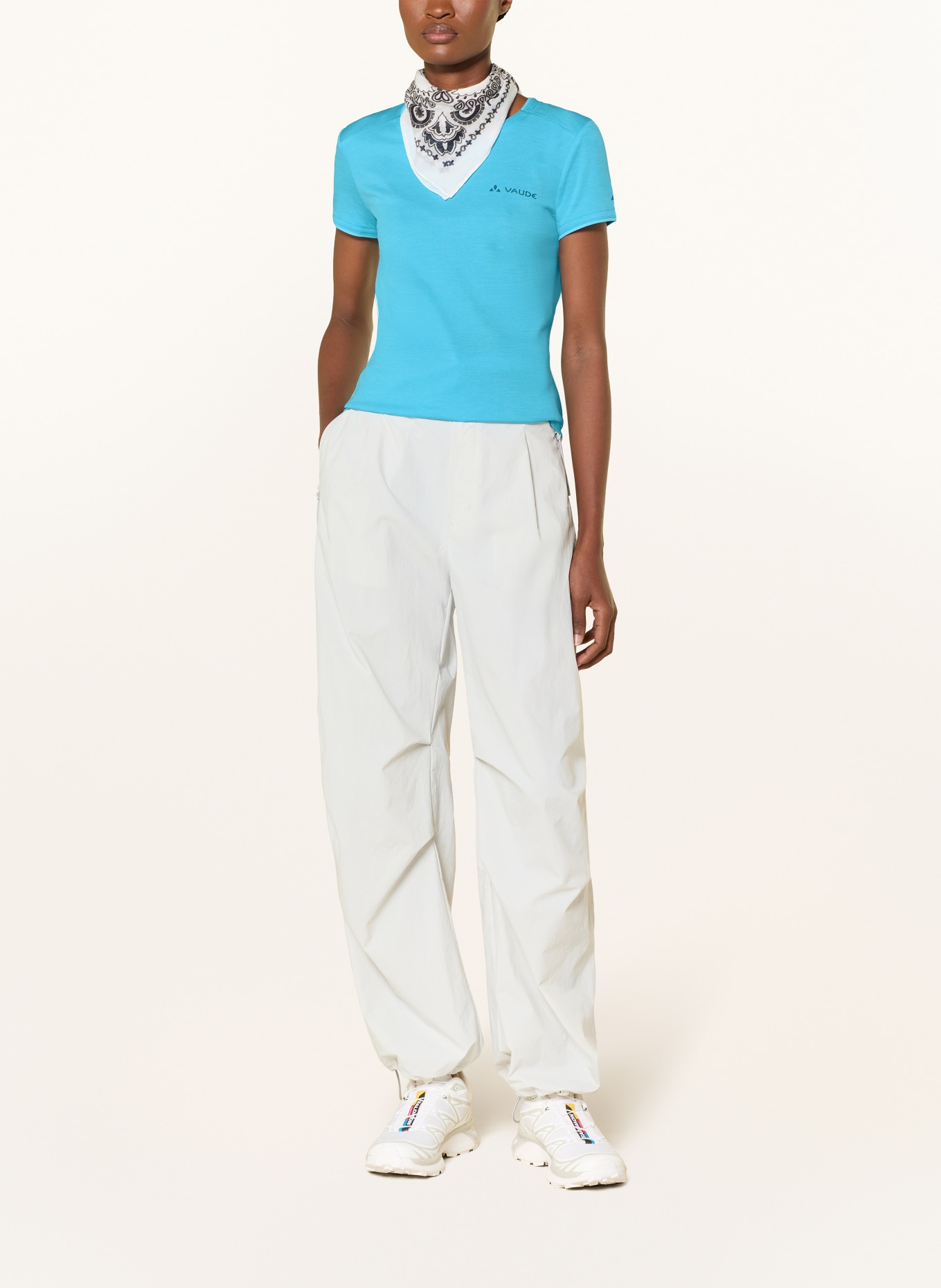 VAUDE T-shirt ESSENTIAL: LICHTBLAUW