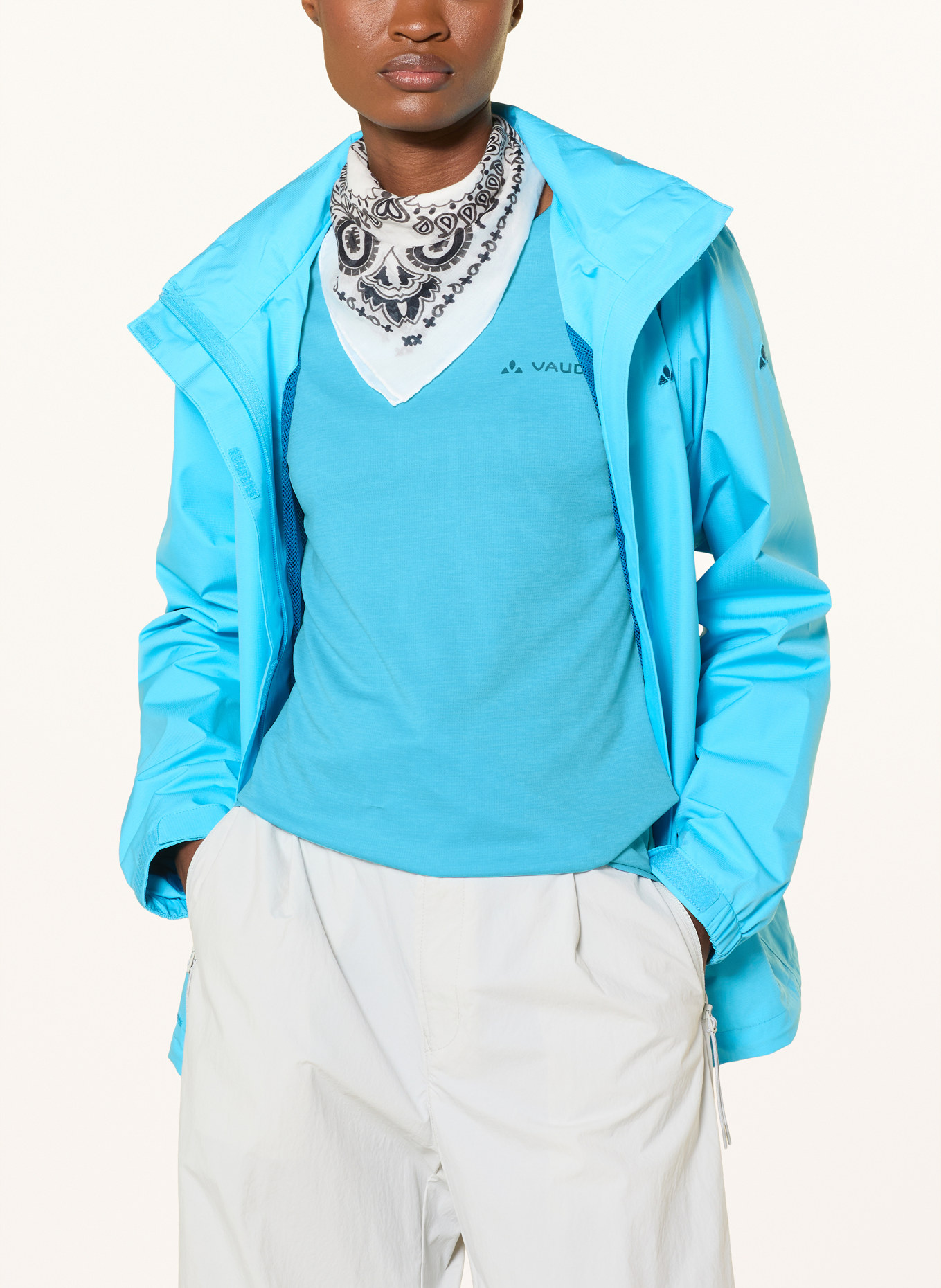 VAUDE T-shirt ESSENTIAL: LICHTBLAUW