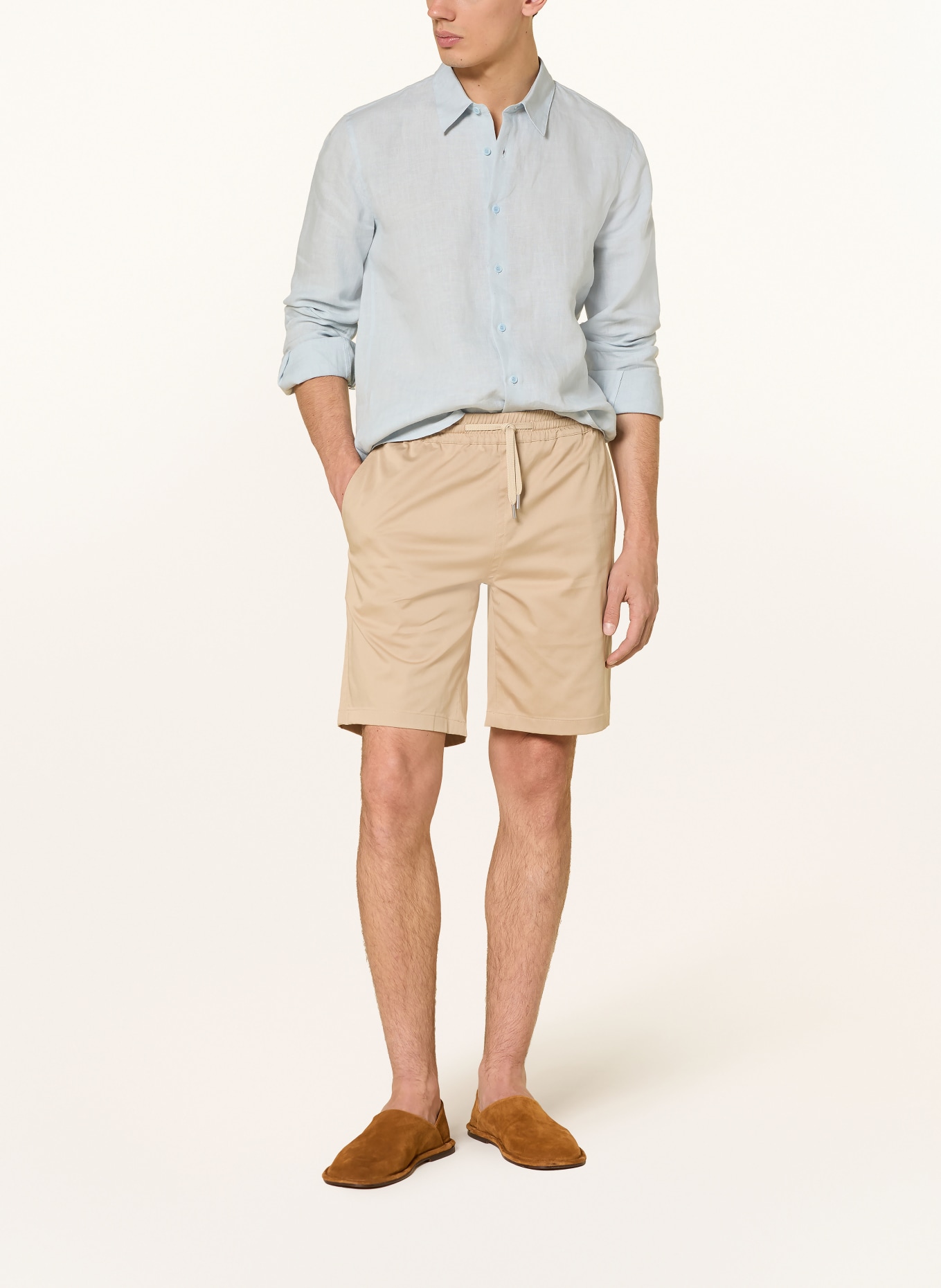 SANDRO Shorts: BEIGE
