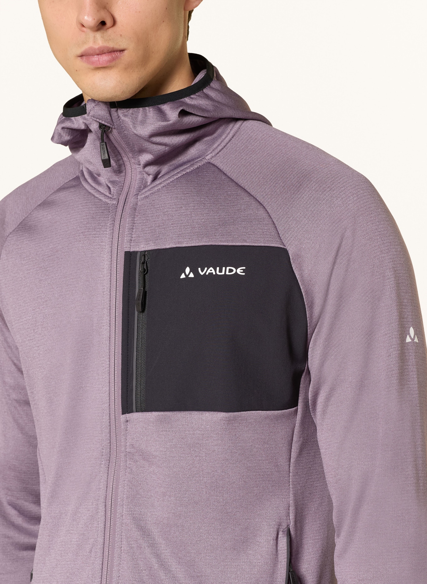 VAUDE Fleece jacket TEKOA II: LIGHT PURPLE