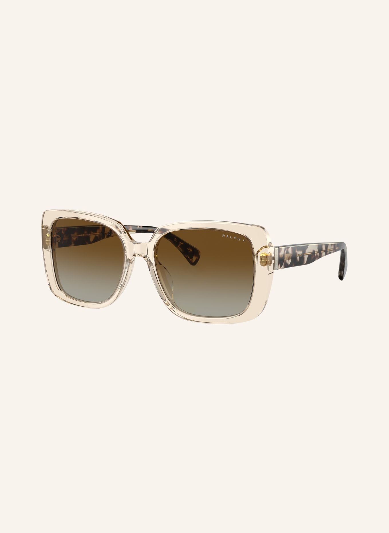 RALPH Sunglasses RA5298U: LIGHT BROWN/BROWN POLARIZED