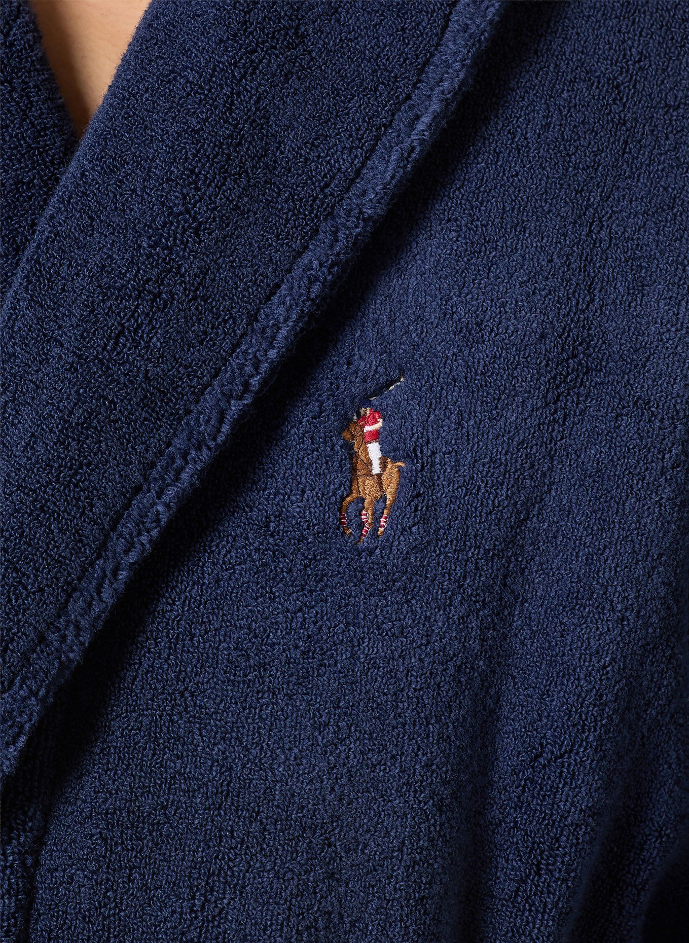 POLO RALPH LAUREN Herren-Bademantel: DUNKELBLAU