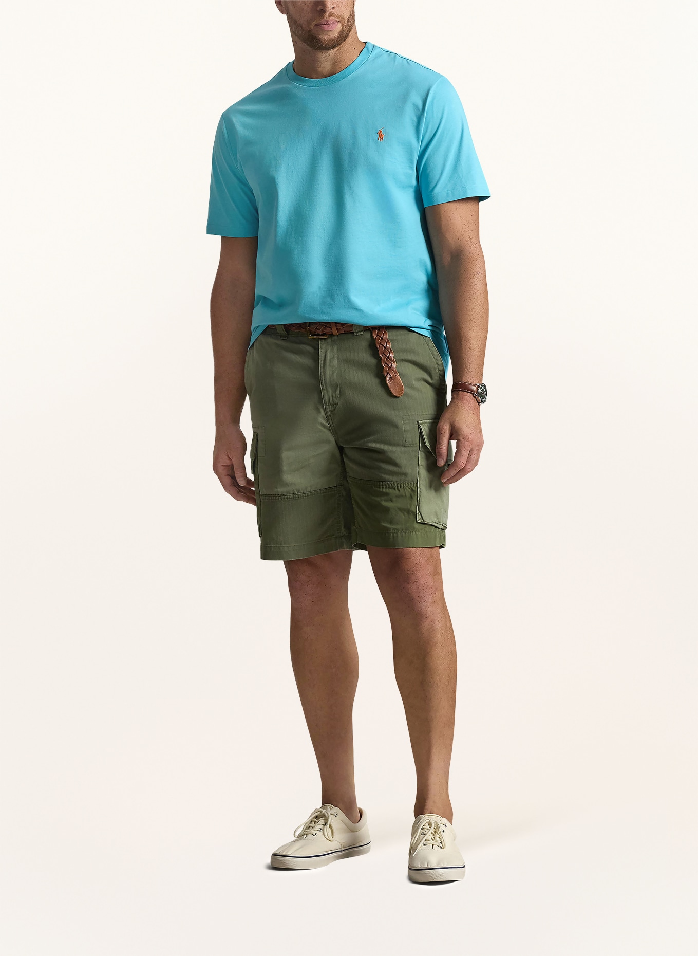 POLO RALPH LAUREN Big & Tall Tričko: TYRKYSOVÁ