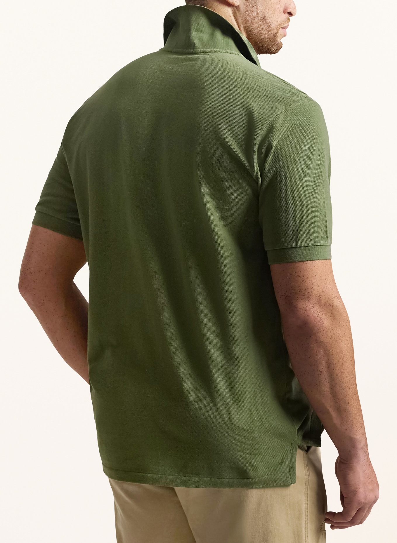 POLO RALPH LAUREN Big & Tall Polo piqué: OLIVE