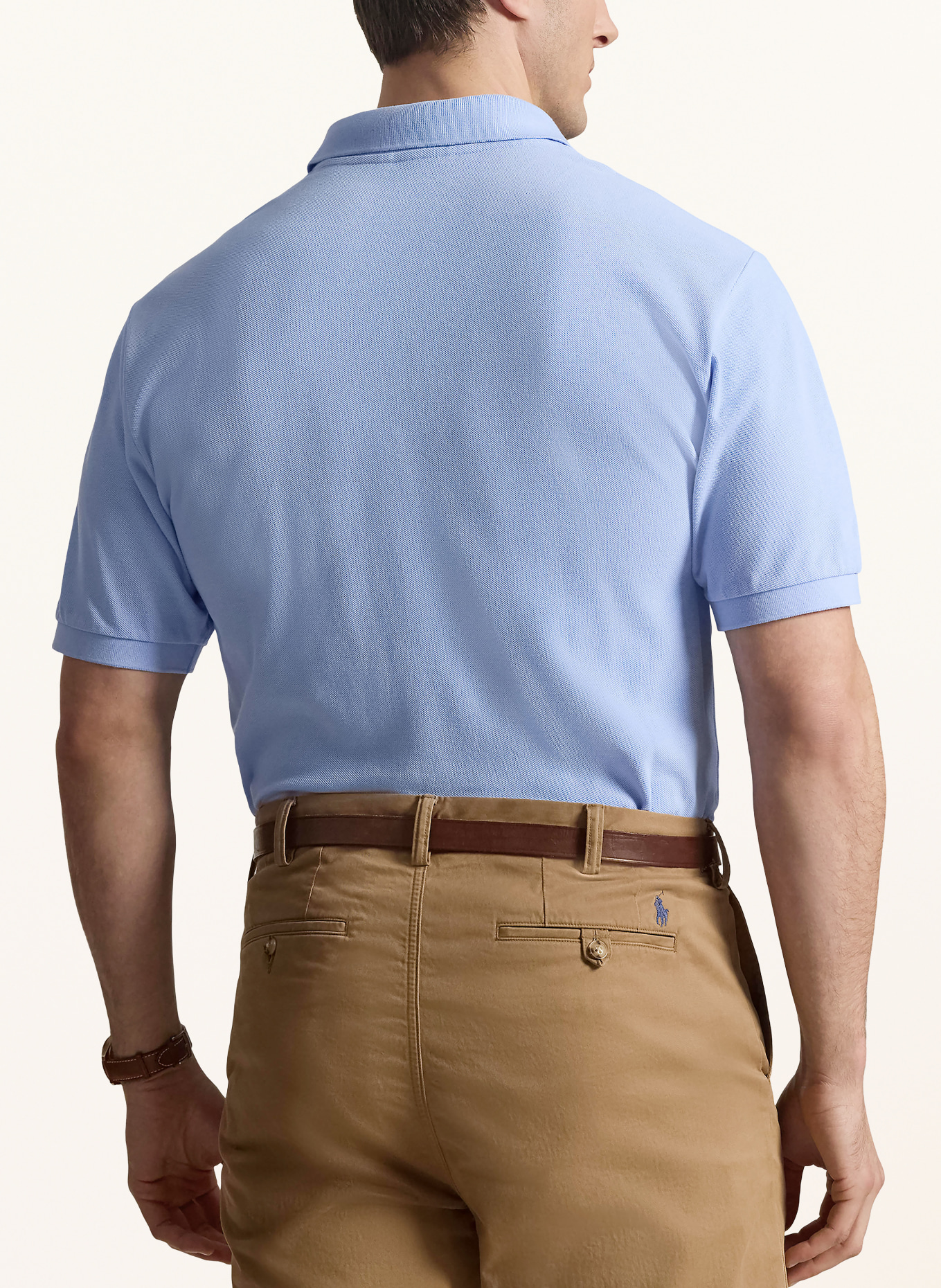 POLO RALPH LAUREN Big & Tall Piqué-Poloshirt: HELLBLAU