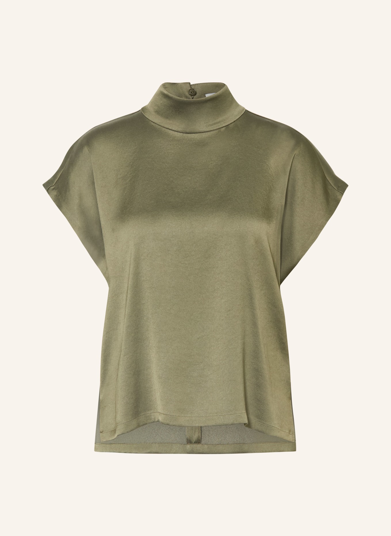 DRYKORN Shirt blouse ALARIA_1 made of satin: OLIVE