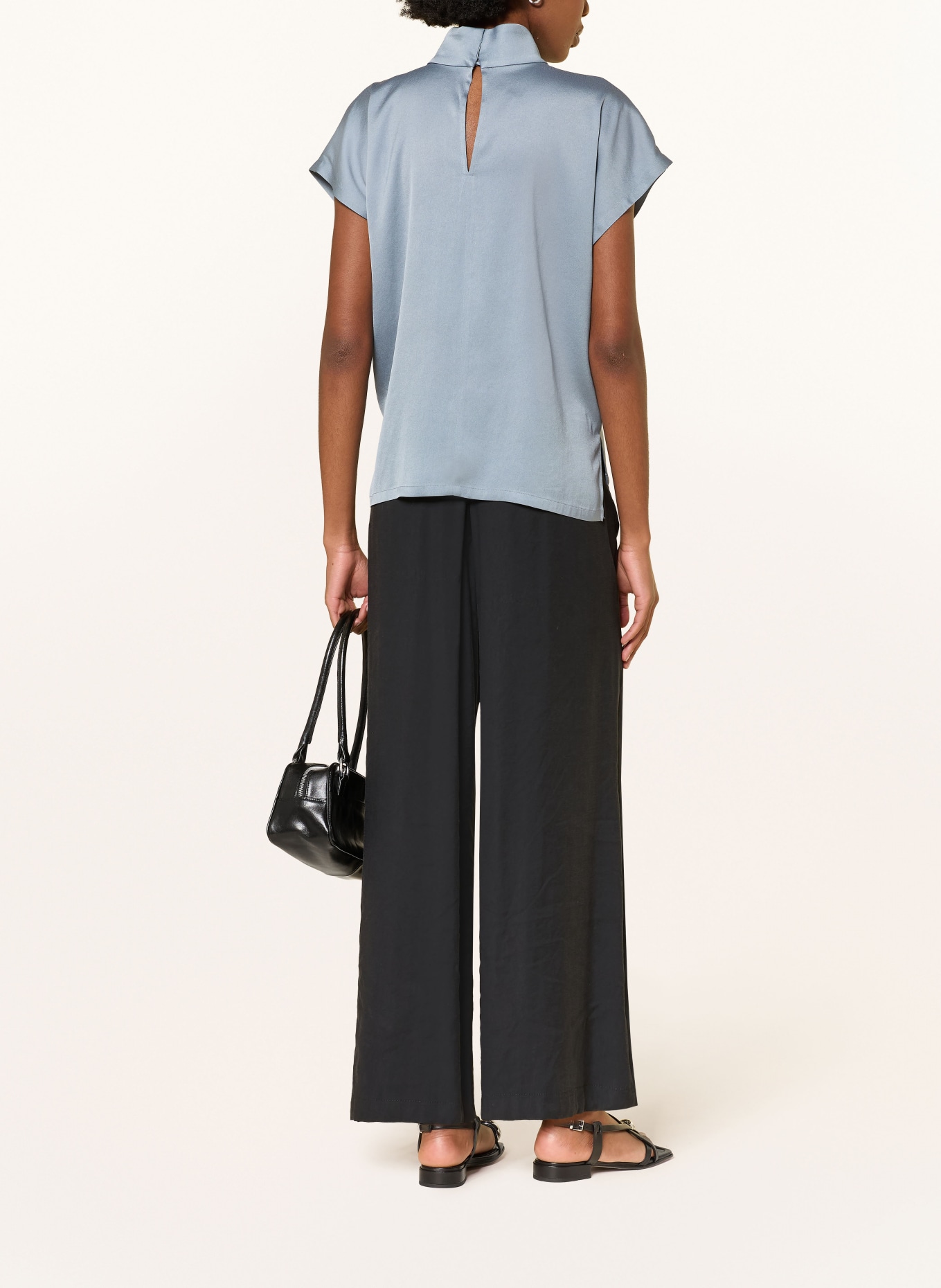 DRYKORN Chemisier ALARIA_1 en satin: BLEU GRIS