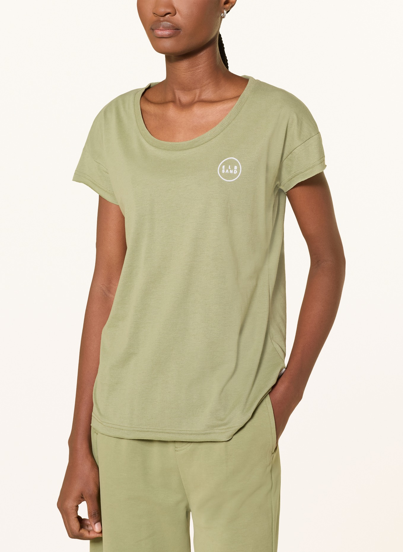 ELBSAND T-Shirt RAGNE: HELLGRÜN