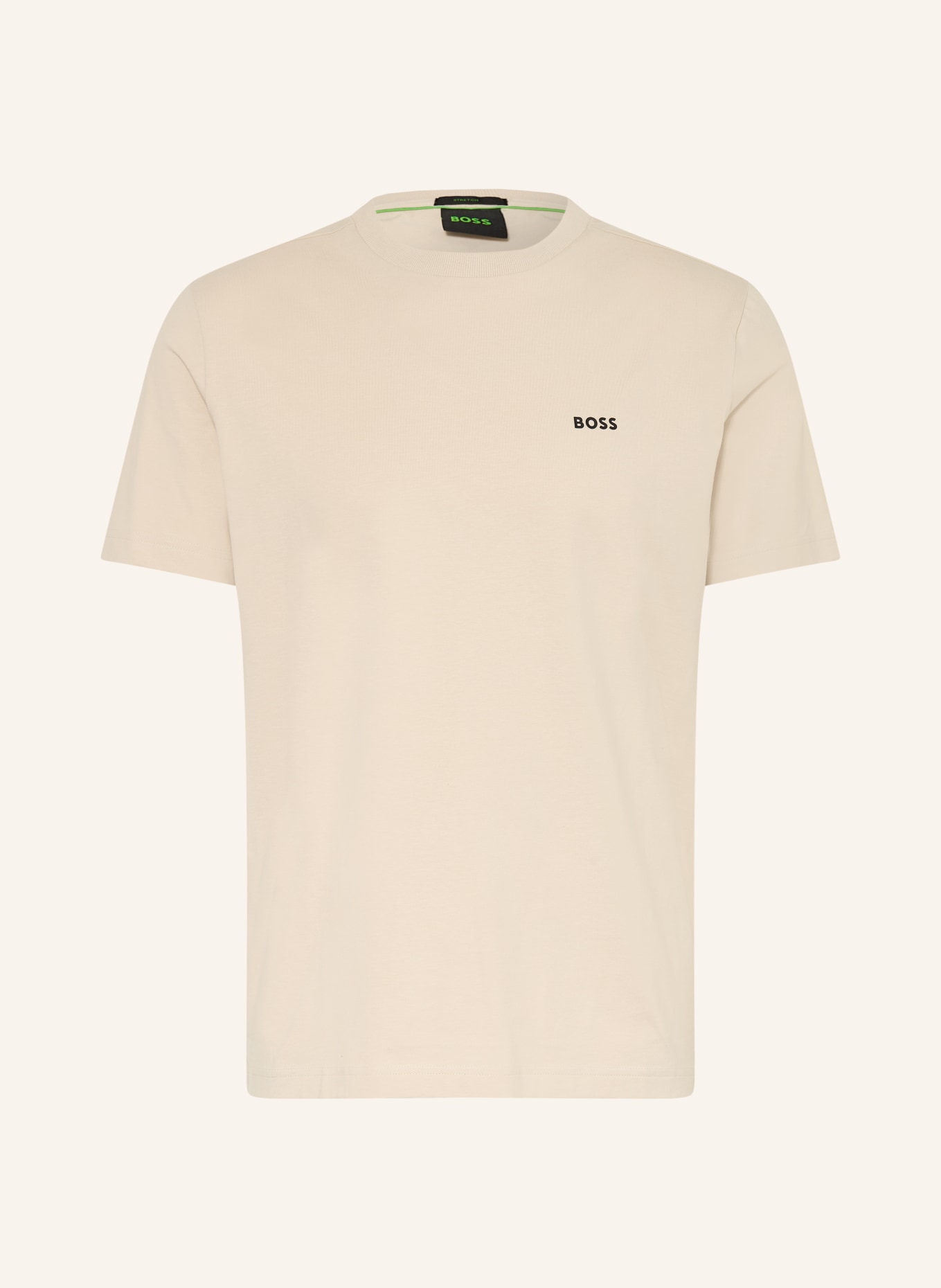 BOSS T-shirt TEE: BEIGE