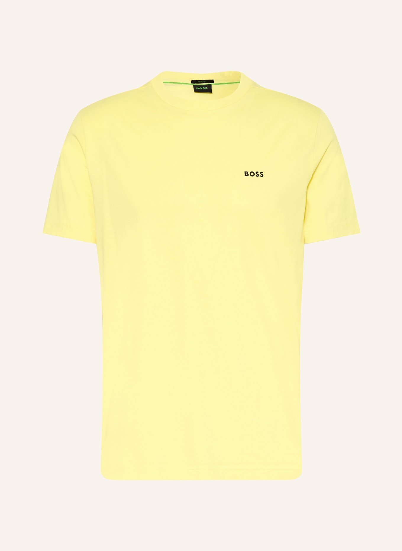 BOSS T-shirt TEE: GEEL