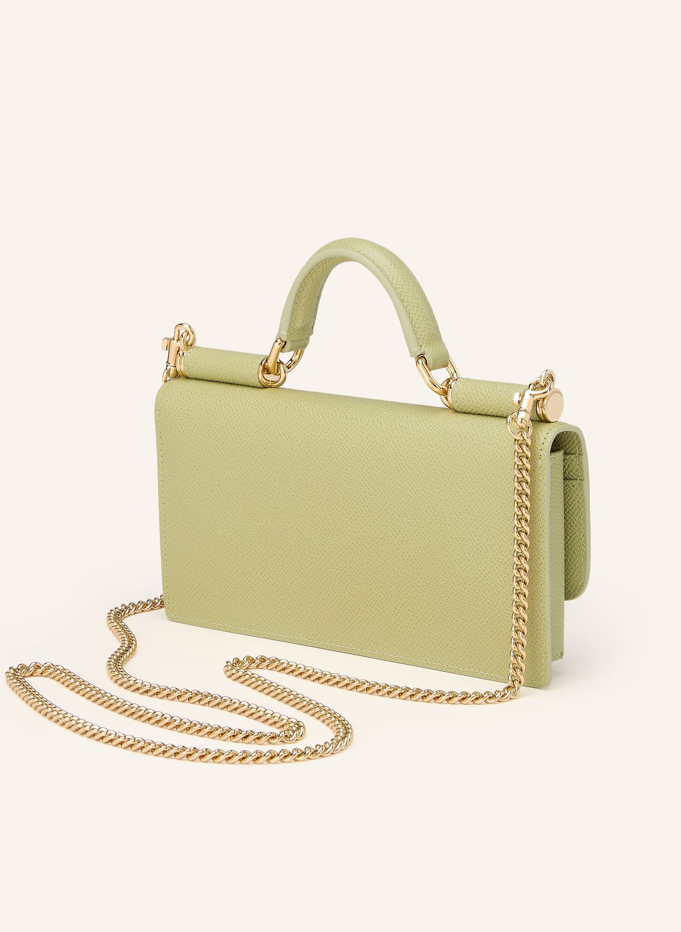 DOLCE & GABBANA Sac à bandoulière MISS SICILY MINI: GRIS CLAIR / GRIS FONCÉ