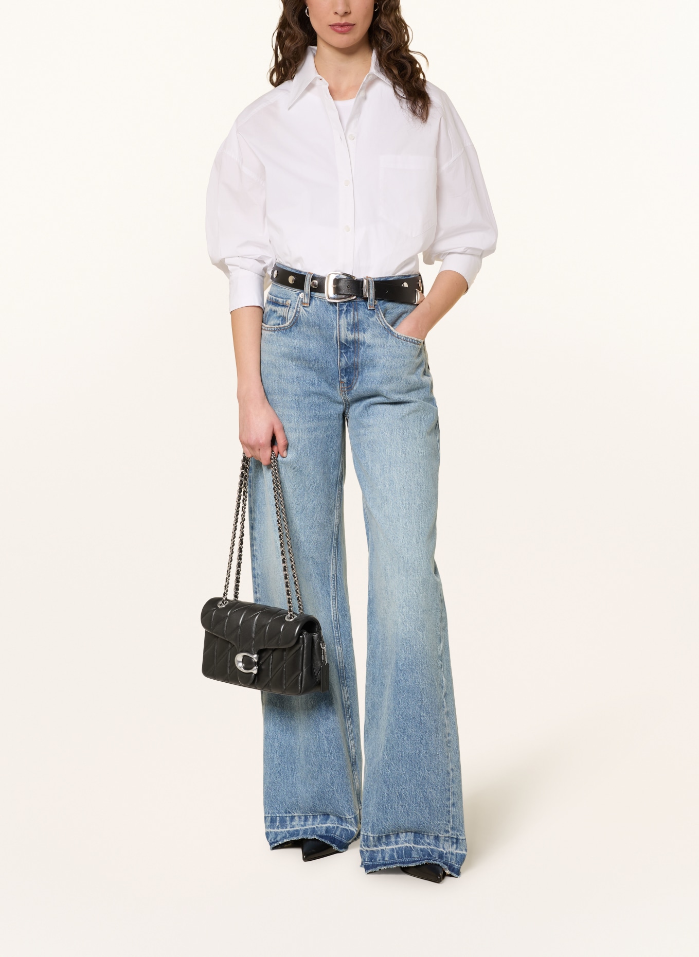 COACH Schoudertas TABBY 26: ZWART