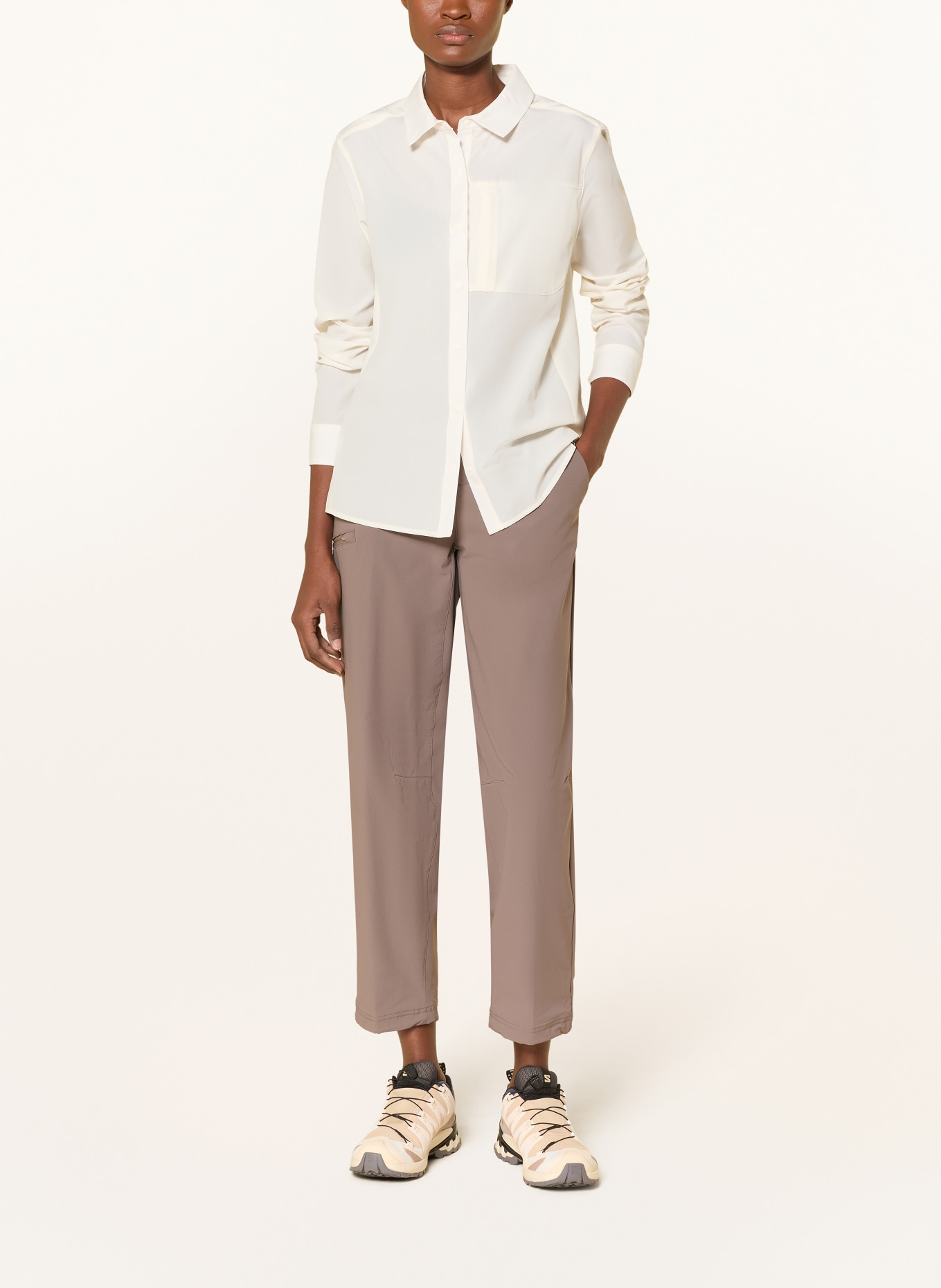 odlo Outdoor-Bluse ESSENTIAL: ECRU