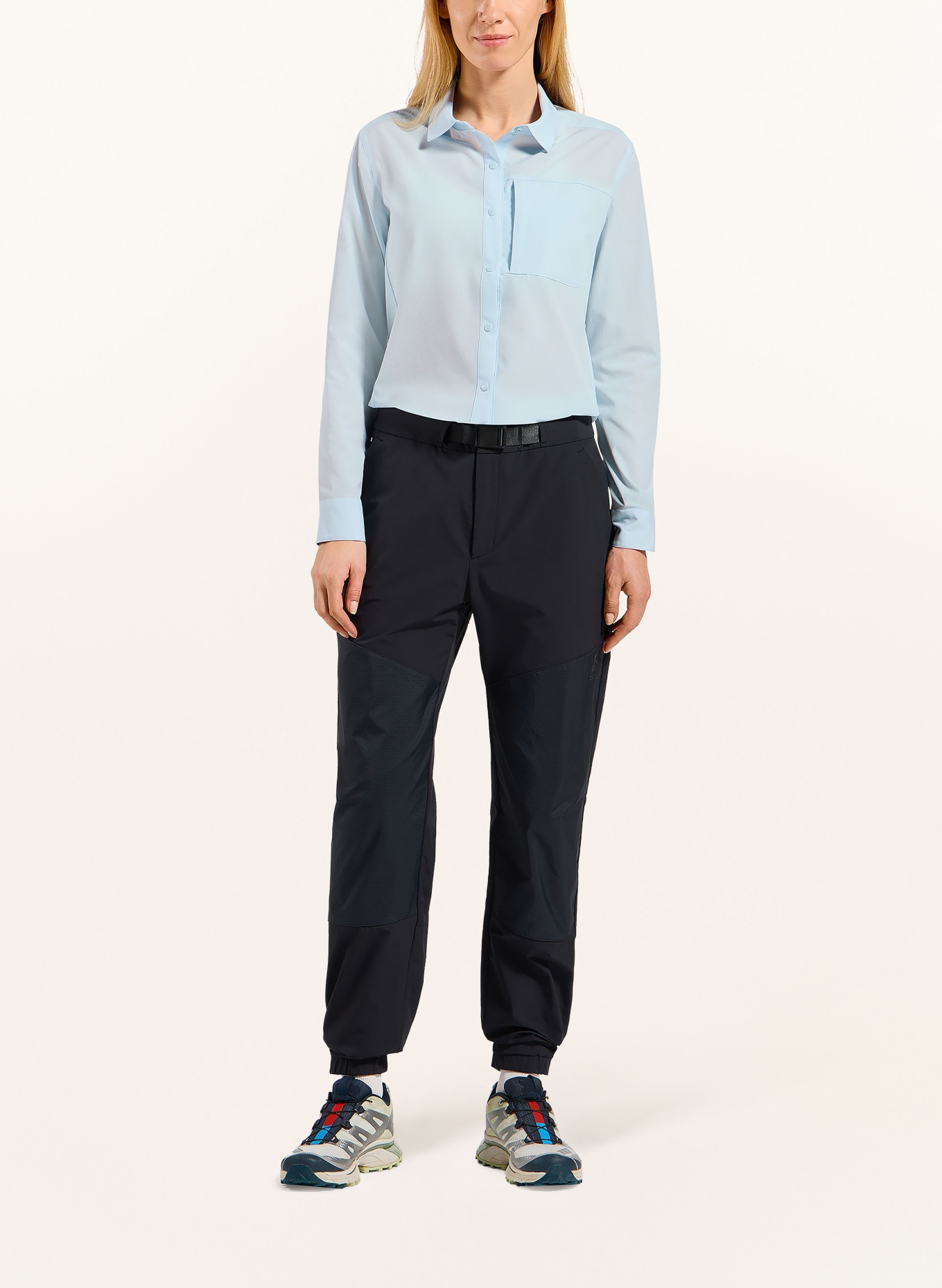 odlo Outdoor blouse ESSENTIAL: LIGHT BLUE