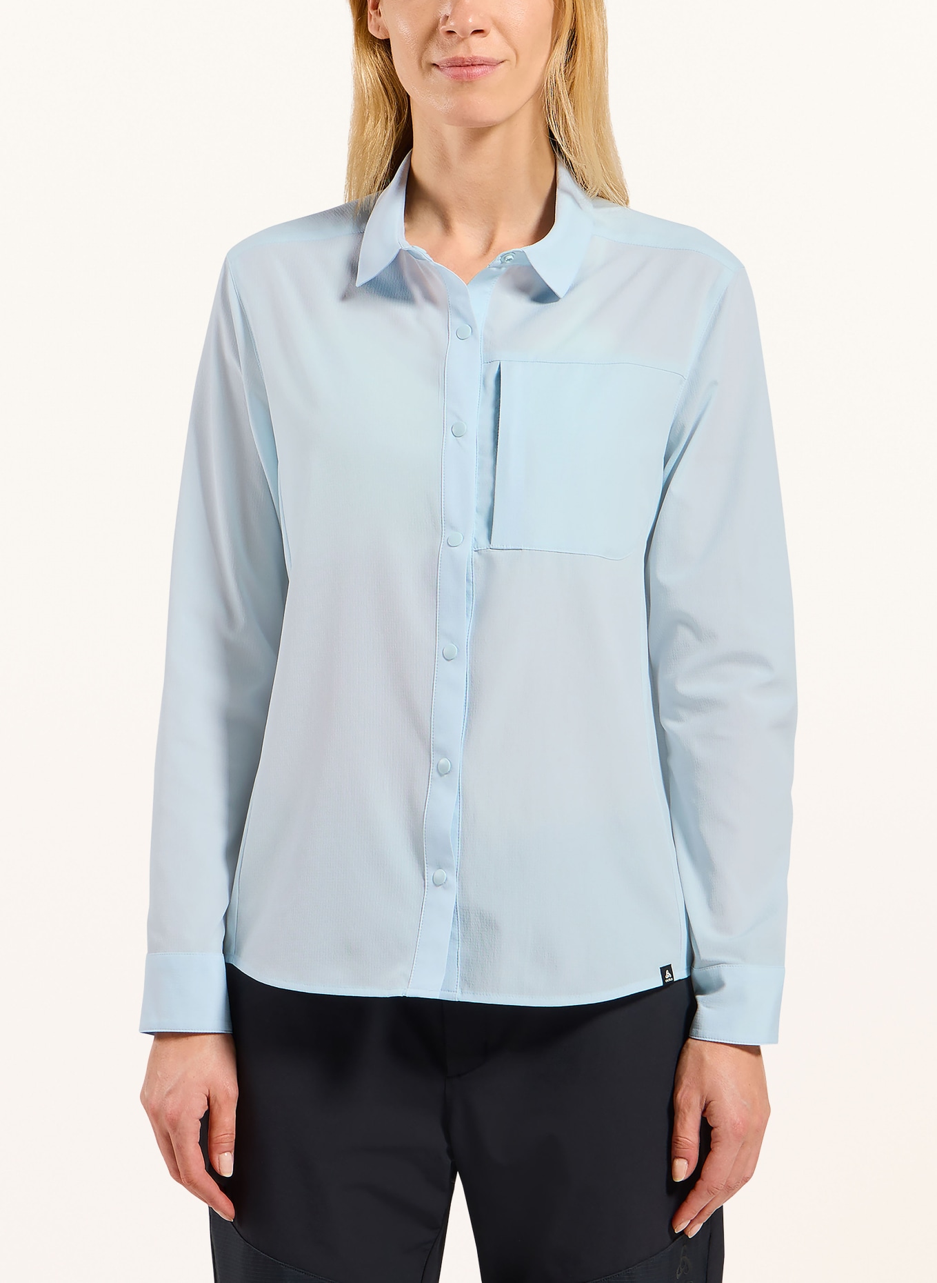 odlo Outdoor blouse ESSENTIAL: LIGHT BLUE