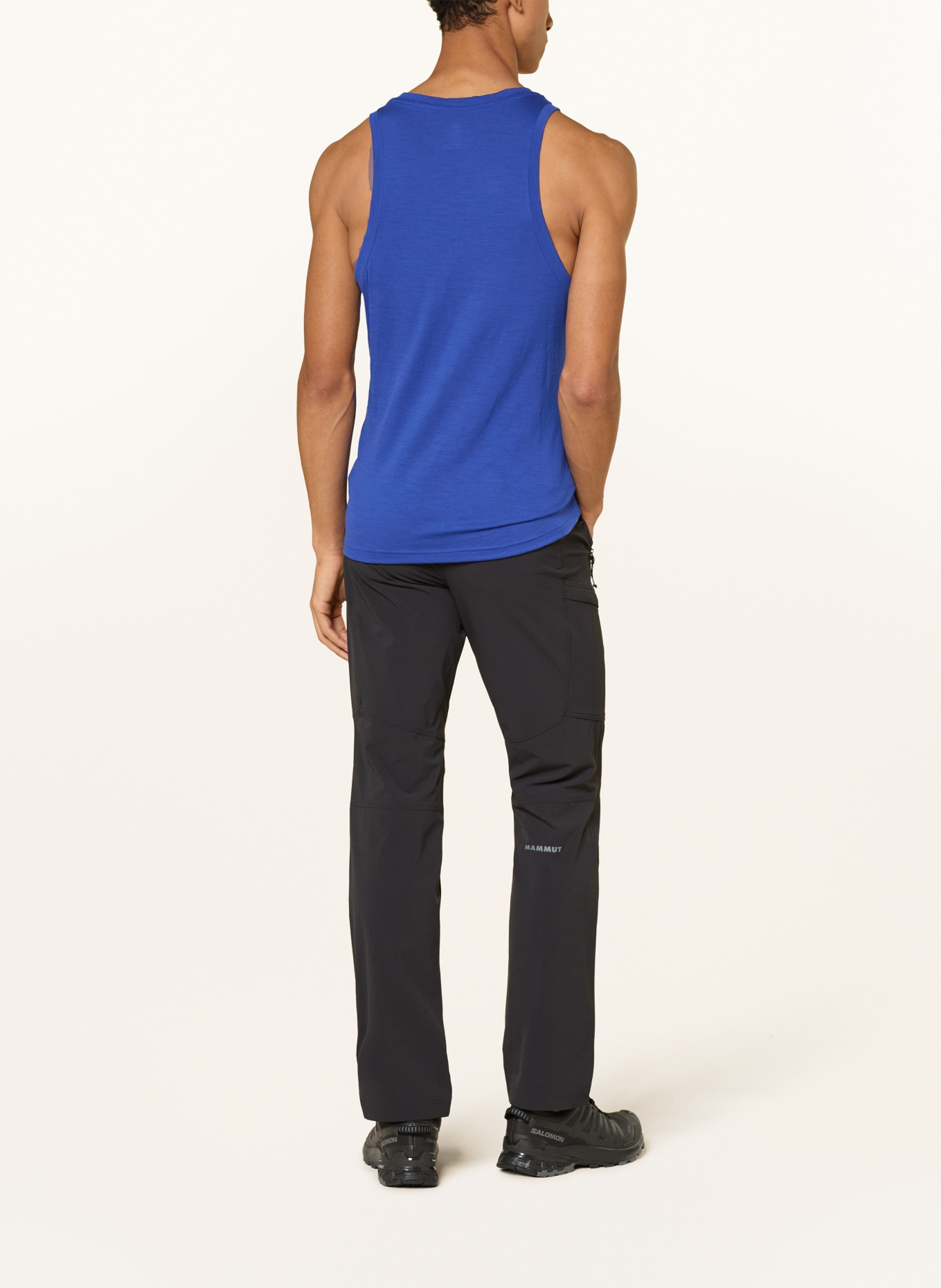 odlo Funktionswäsche-Top NATURAL MERINO 160 aus Merinowolle: BLAU